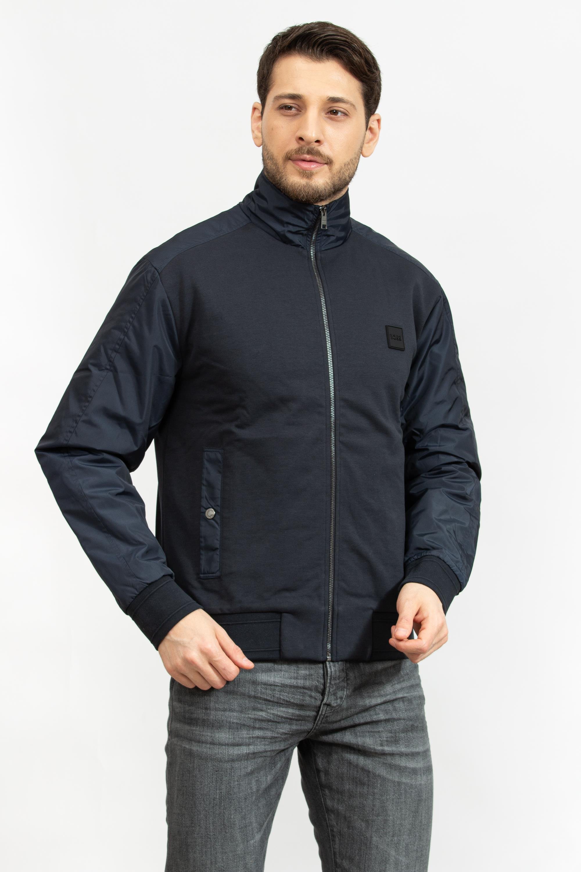 Boss Erkek Fermuarlı Sweatshirt