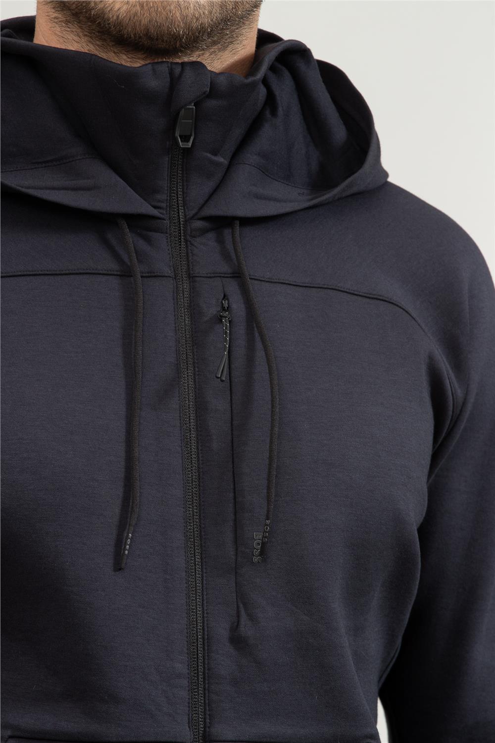 Boss Erkek Fermuarlı Sweatshirt