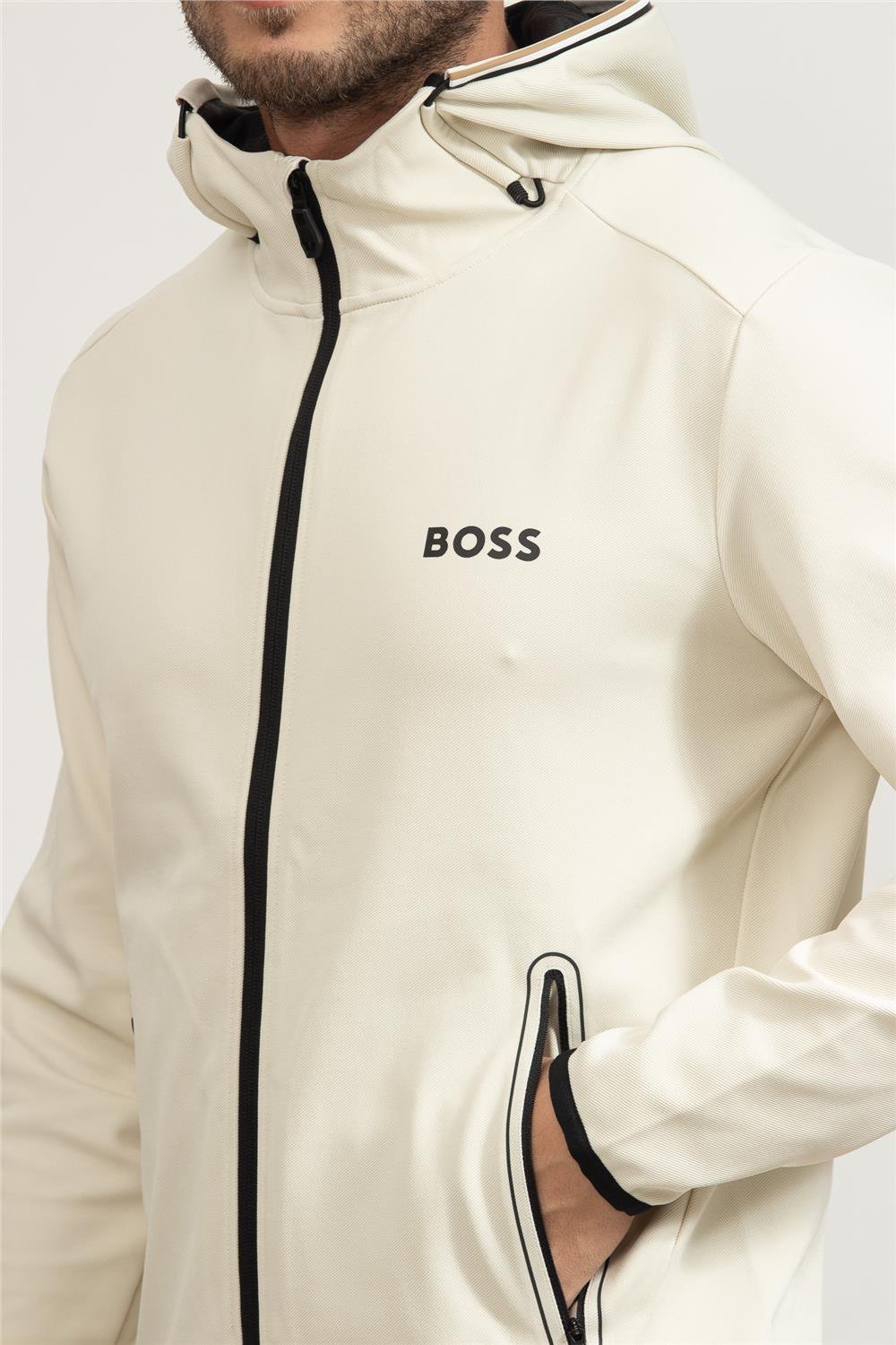 Boss Erkek Fermuarlı Sweatshirt