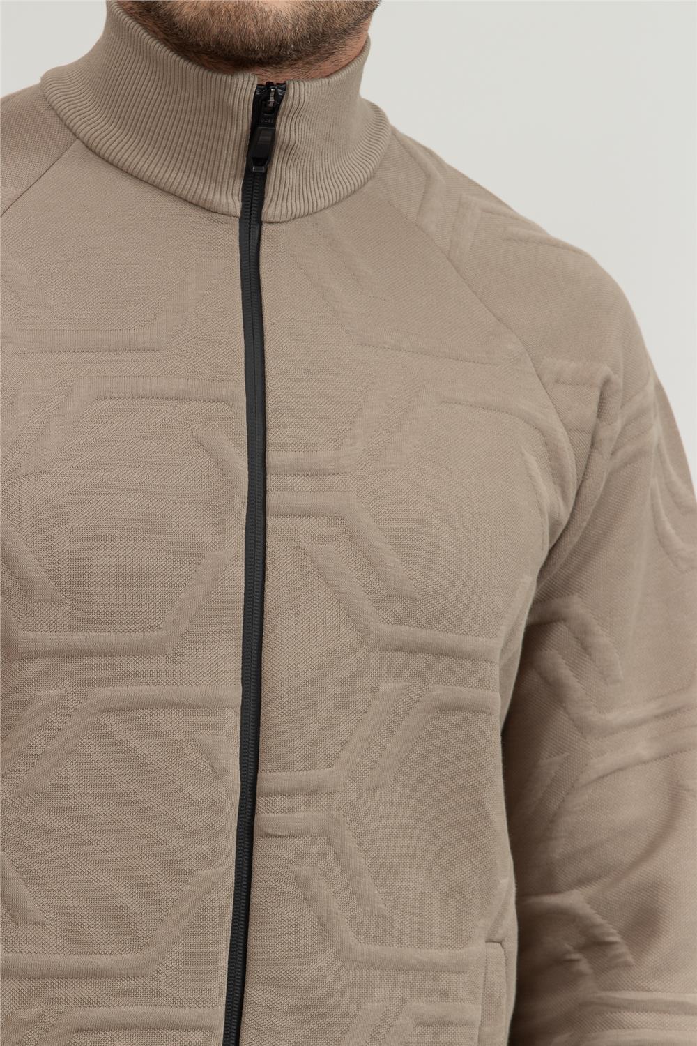 Boss Erkek Fermuarlı Sweatshirt