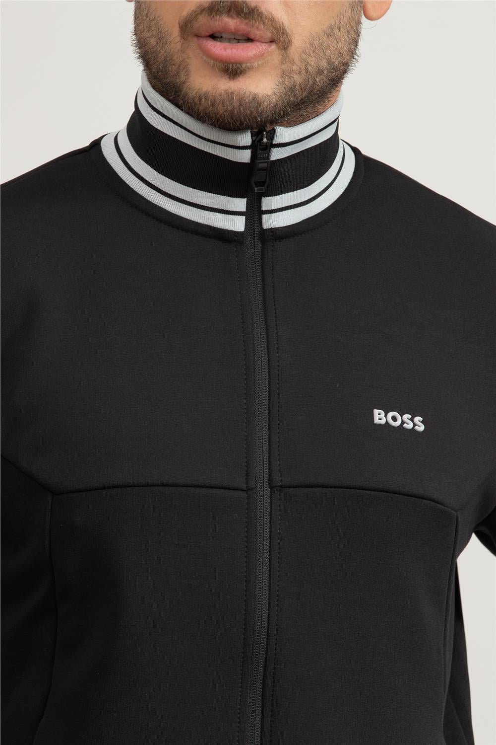 Boss Erkek Fermuarlı Sweatshirt