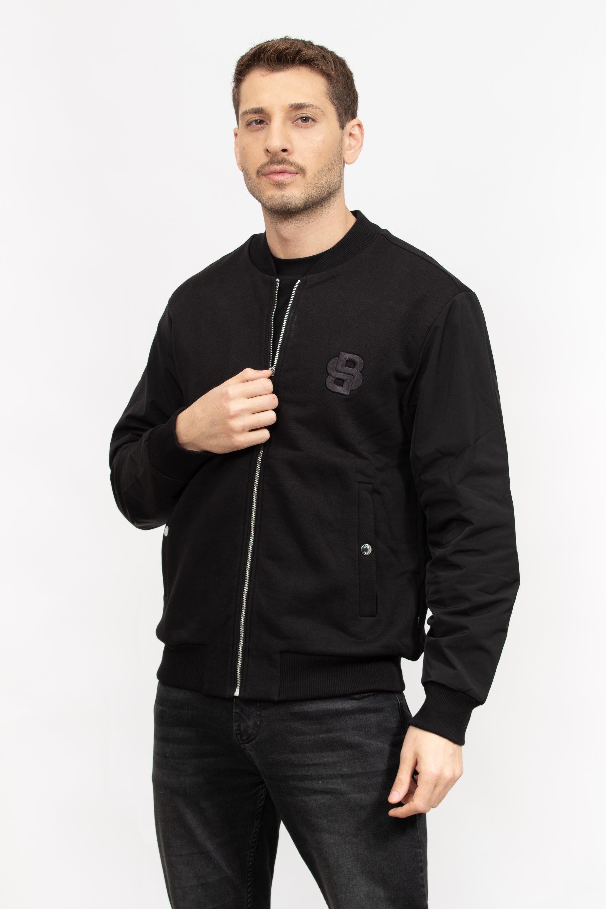 Boss Erkek Fermuarlı Sweatshirt
