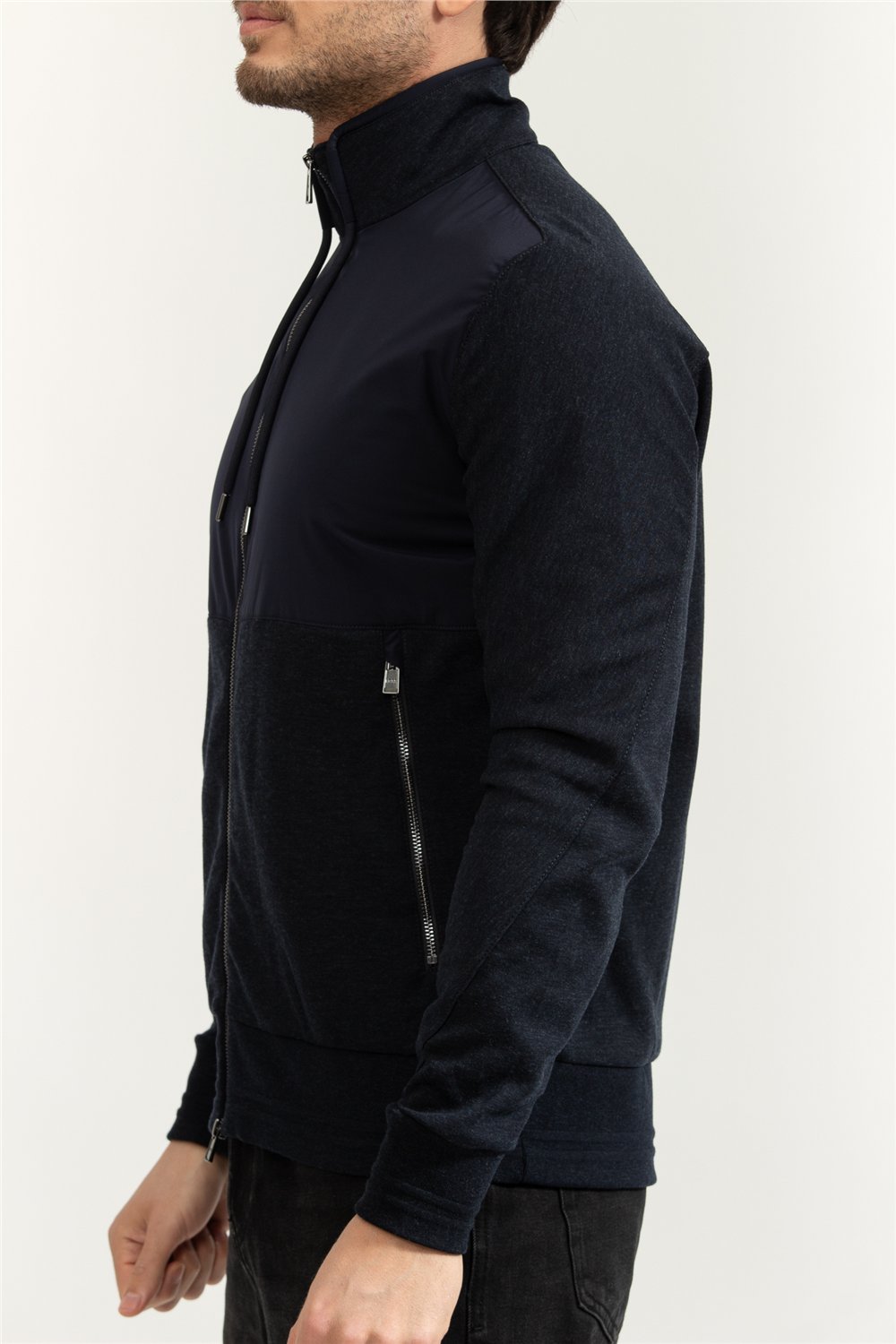 Boss Erkek Fermuarlı Sweatshirt