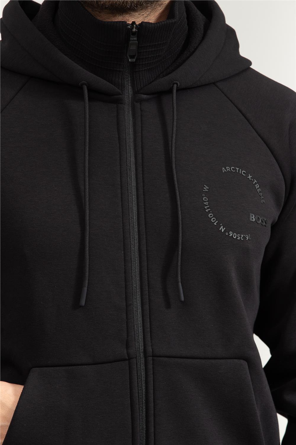Boss Erkek Fermuarlı Sweatshirt