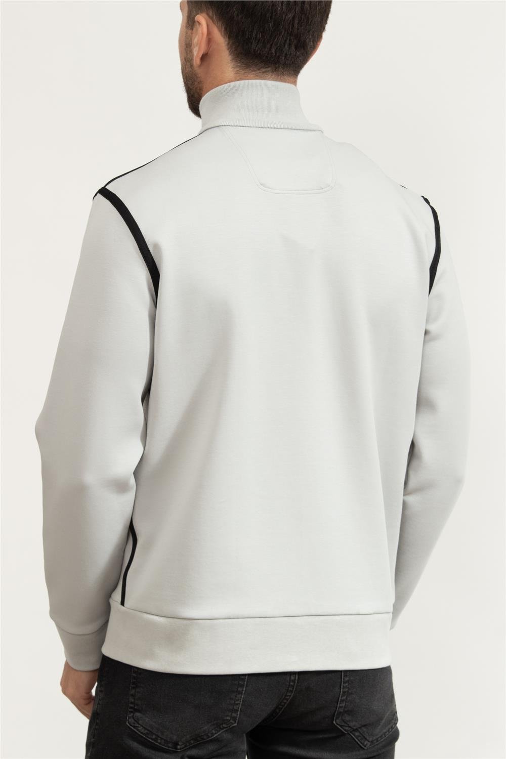 Boss Erkek Fermuarlı Sweatshirt
