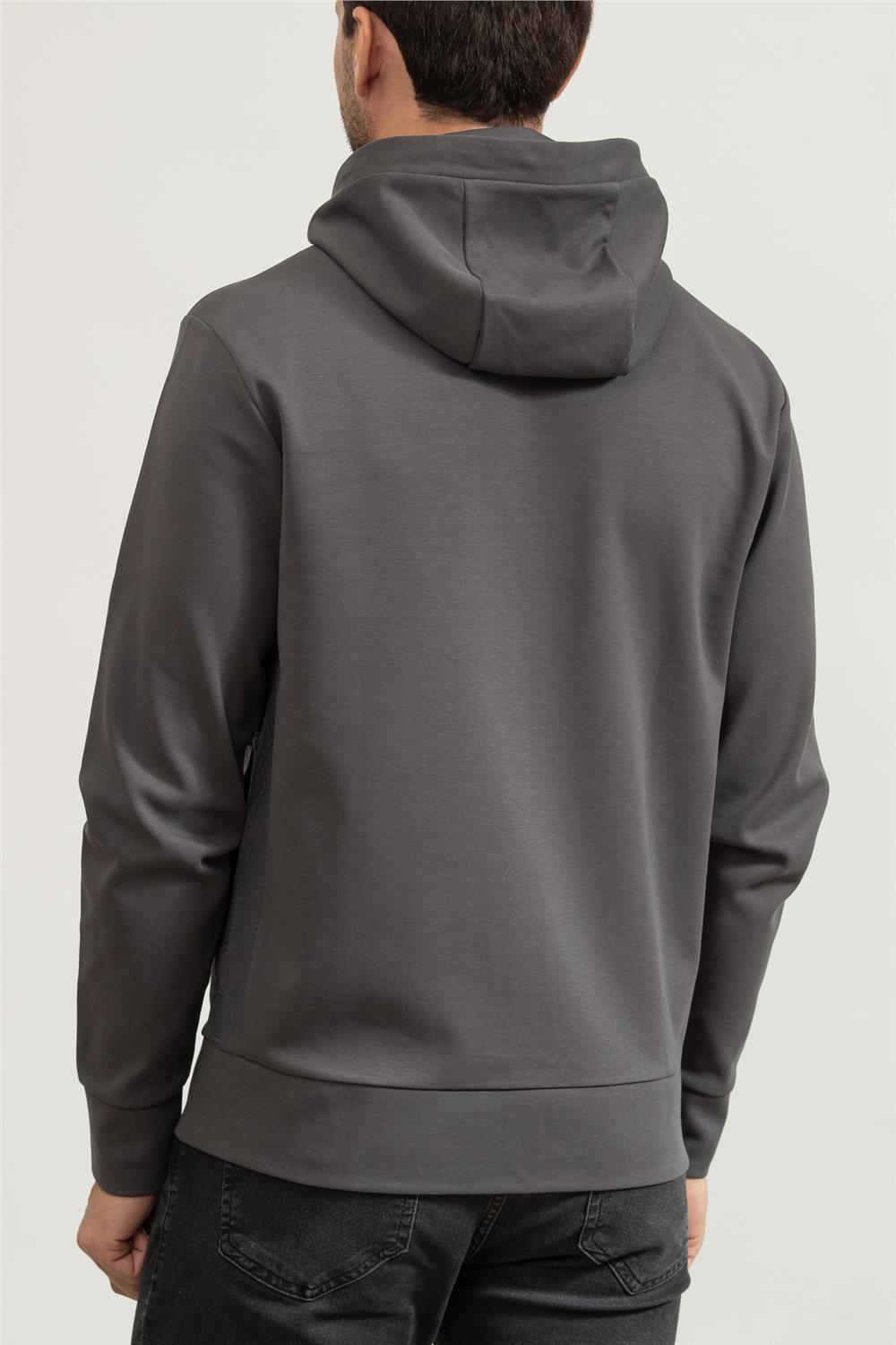 Boss Erkek Fermuarlı Sweatshirt