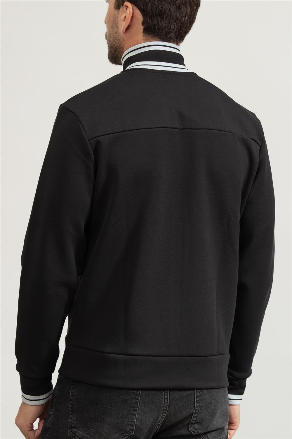 Boss Erkek Fermuarlı Sweatshirt