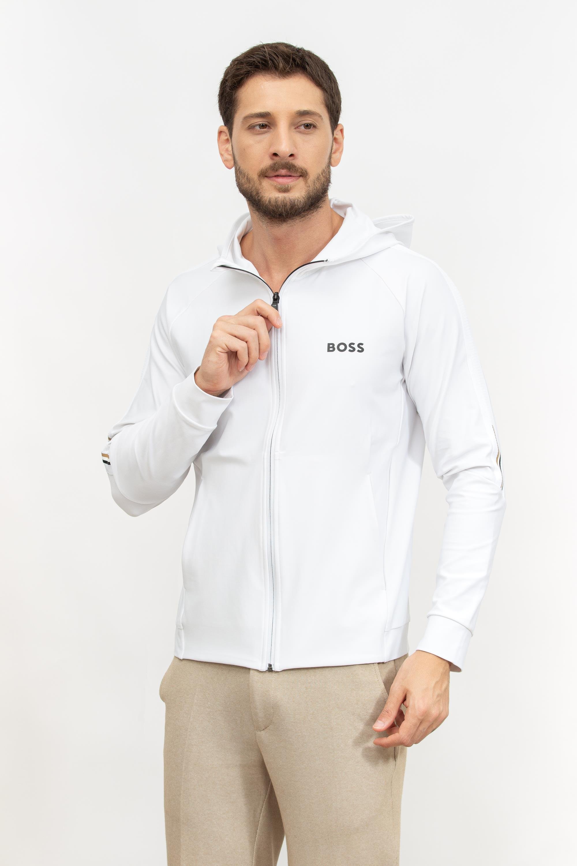 Boss Erkek Kapüşonlu Sweatshirt