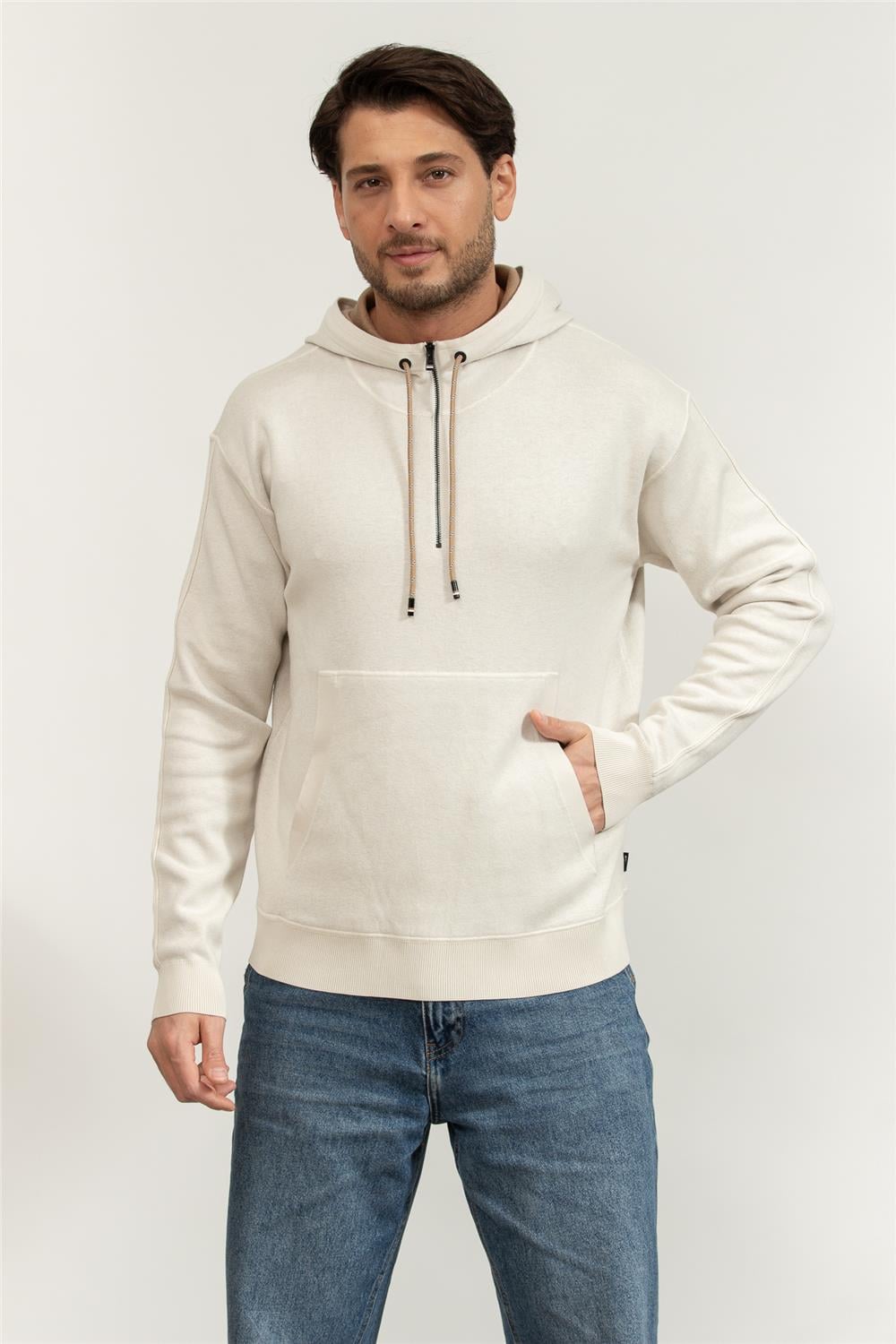 Boss Erkek Kapüşonlu Sweatshirt