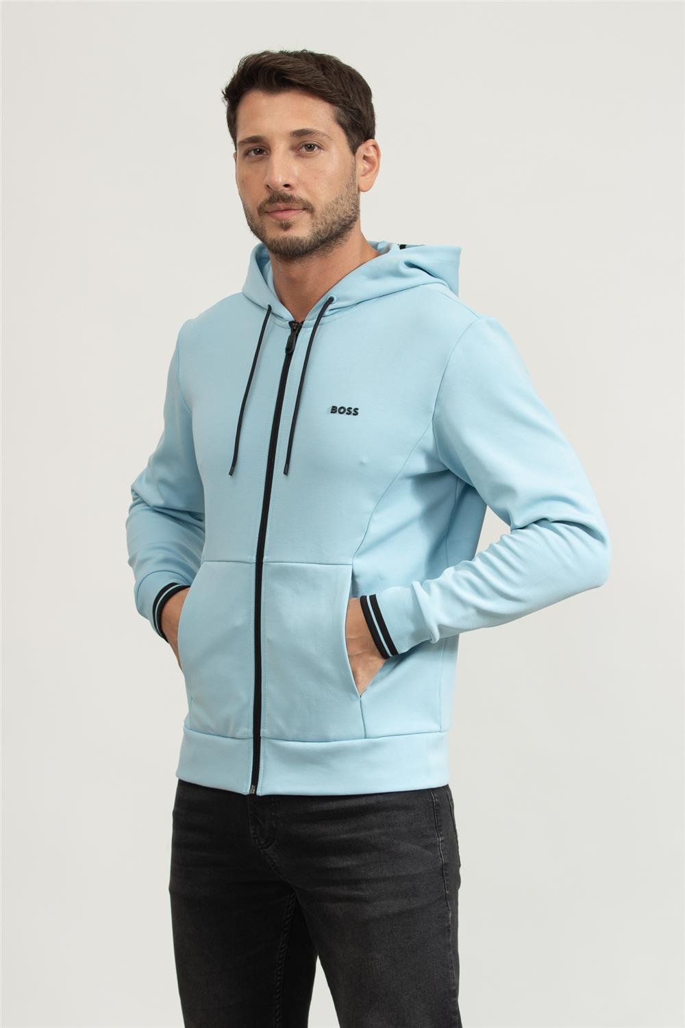 Boss Erkek Kapüşonlu Sweatshirt