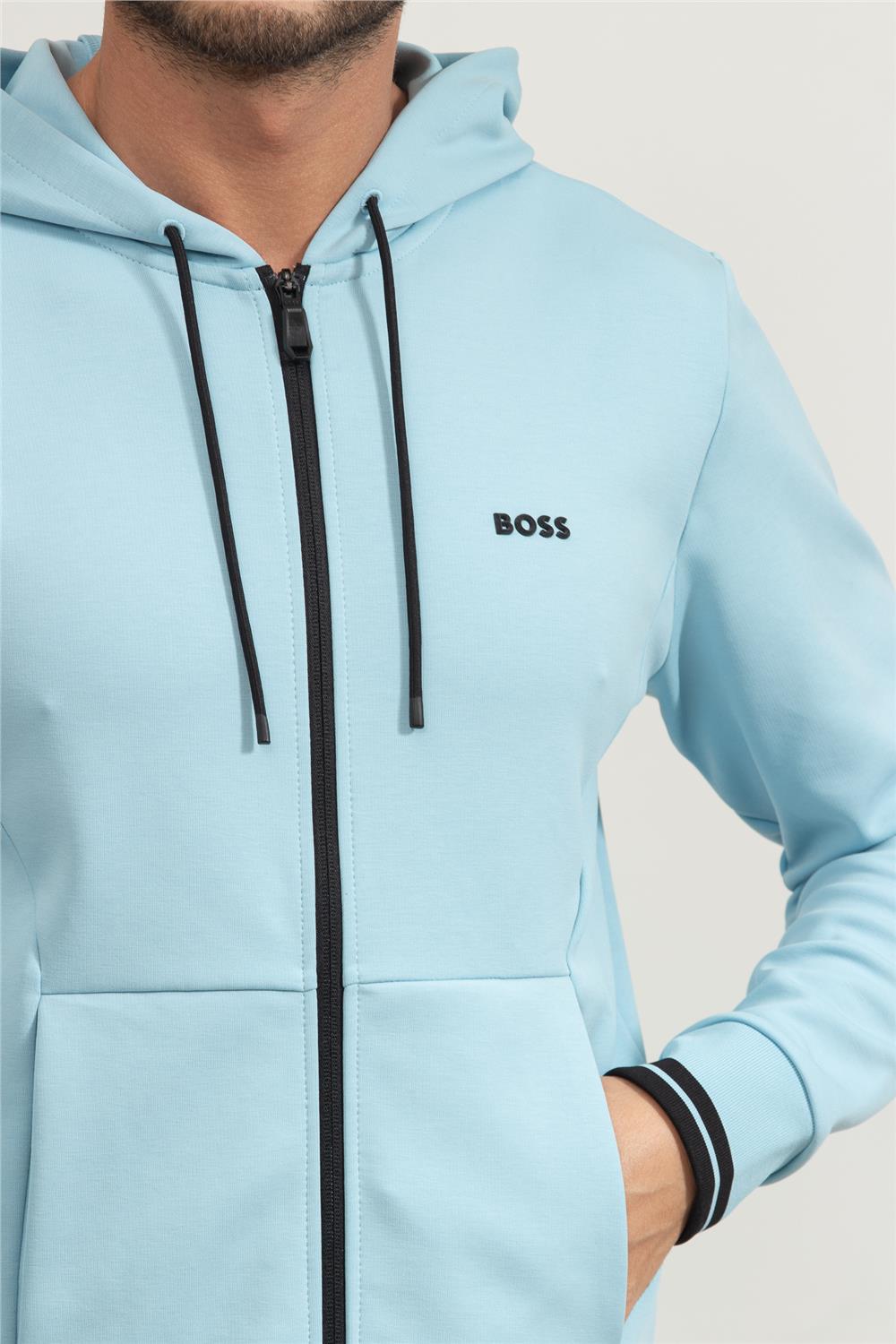 Boss Erkek Kapüşonlu Sweatshirt