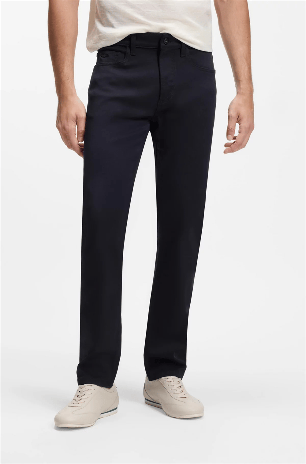 BOSS H Delaware Aston Martin Erkek Jean Pantolon Siyah