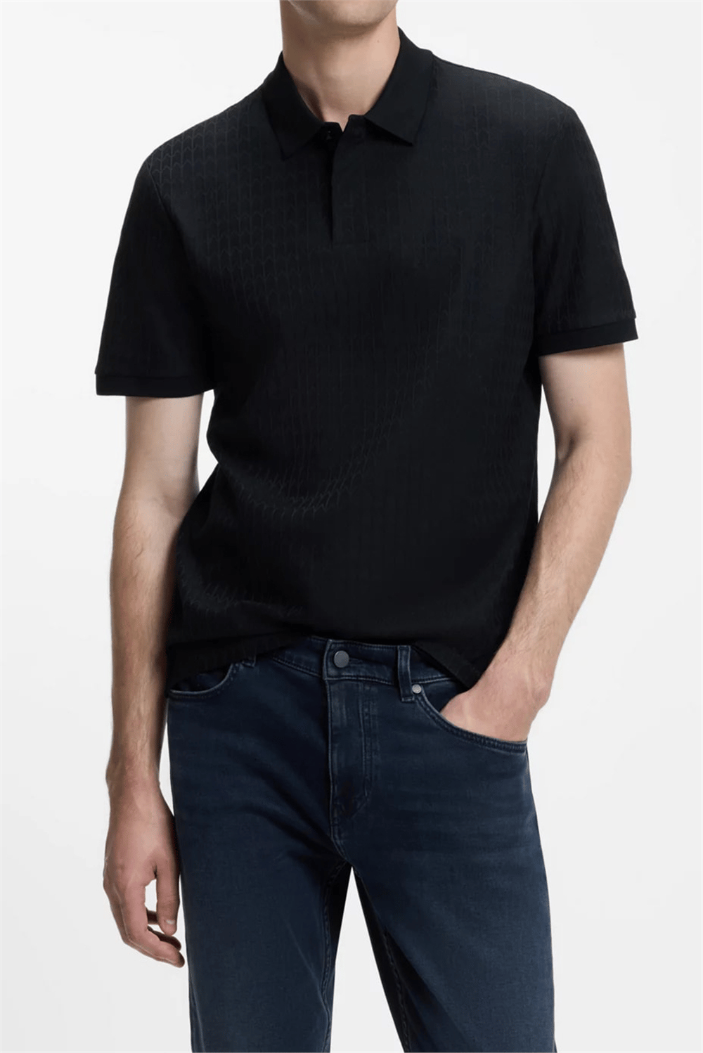 BOSS H Parlay 321 Erkek Polo Yaka T-Shirt Mavi
