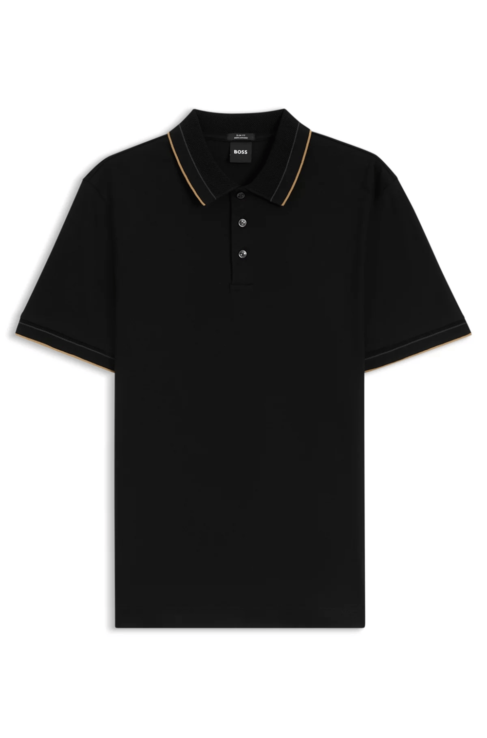 BOSS H Phillipson 195 Erkek Polo Yaka T-Shirt Siyah