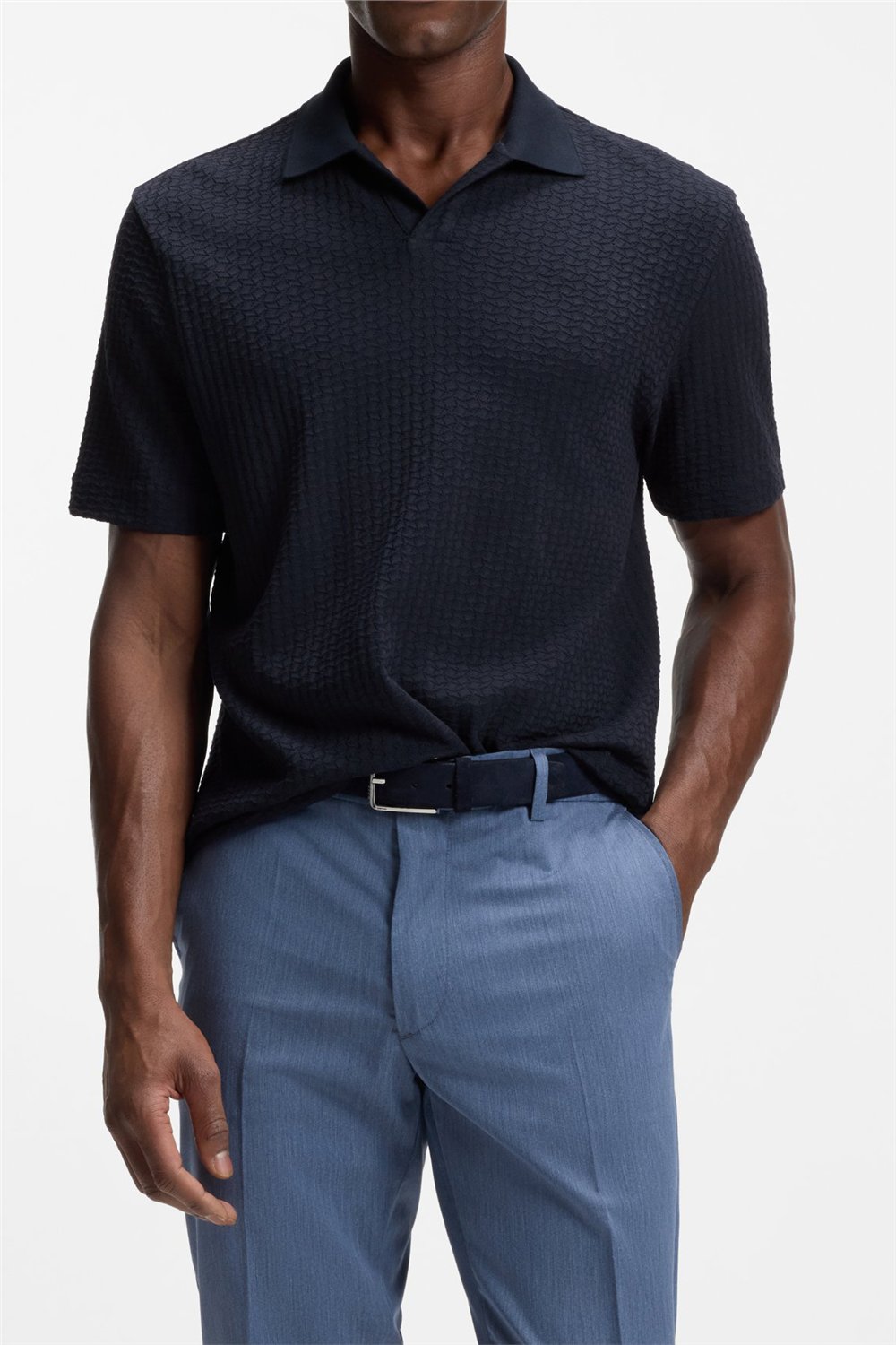 Boss H Pye 251 Erkek Polo Yaka T-Shirt Mavi