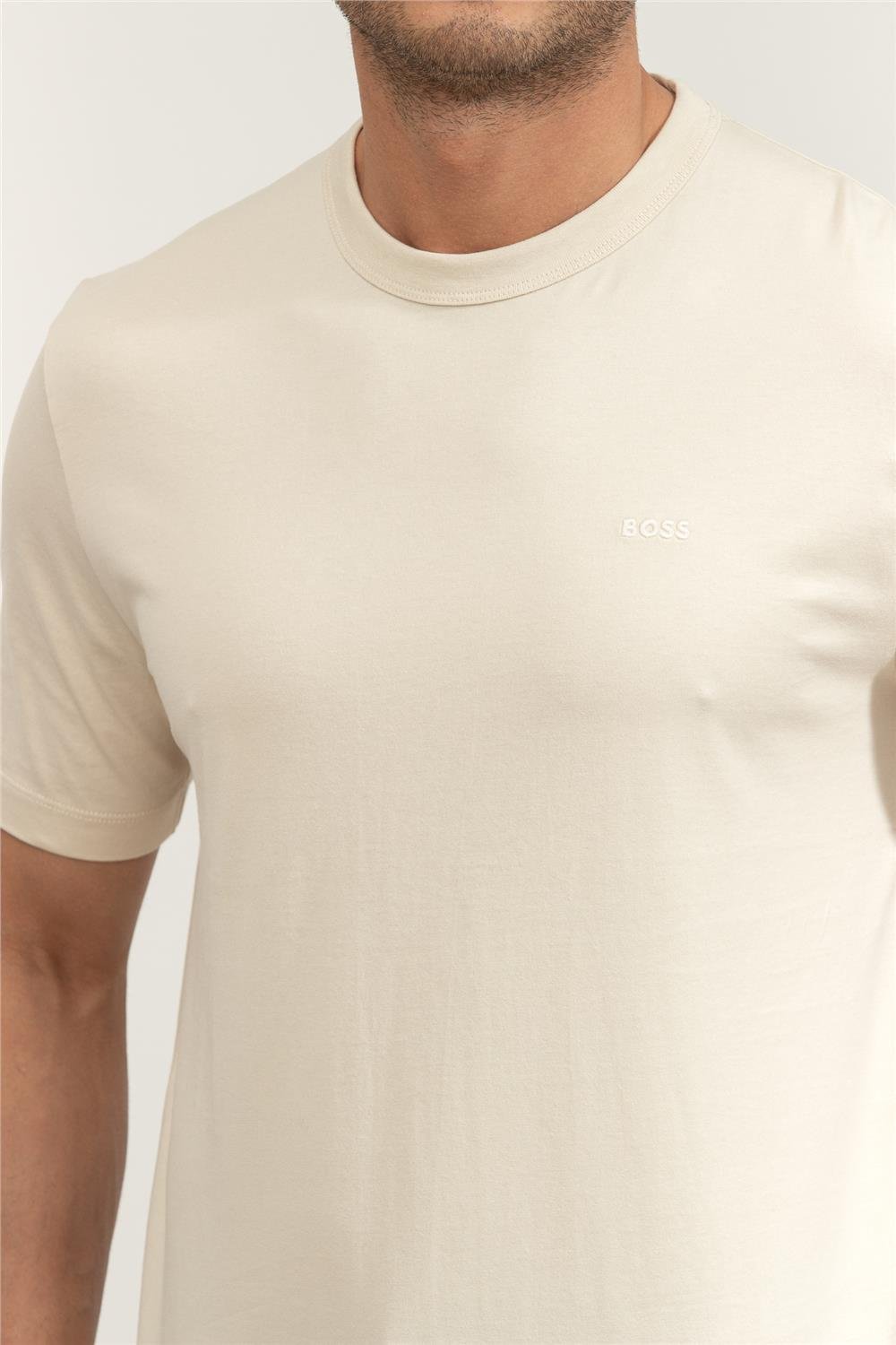 Boss H-Taut 15 Erkek Bisiklet Yaka T-Shirt