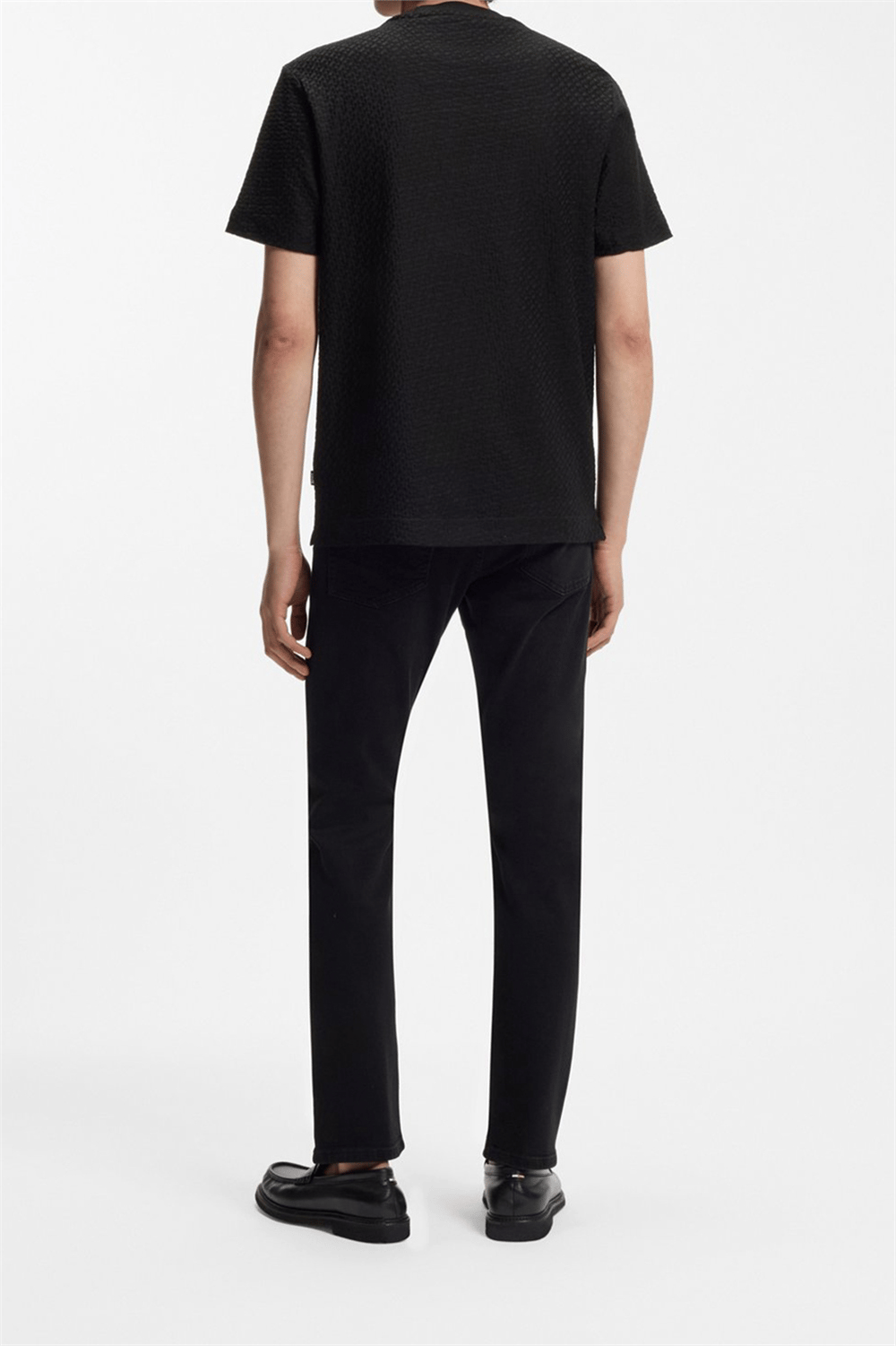 BOSS H Thompson 228 Erkek Bisiklet Yaka T-Shirt