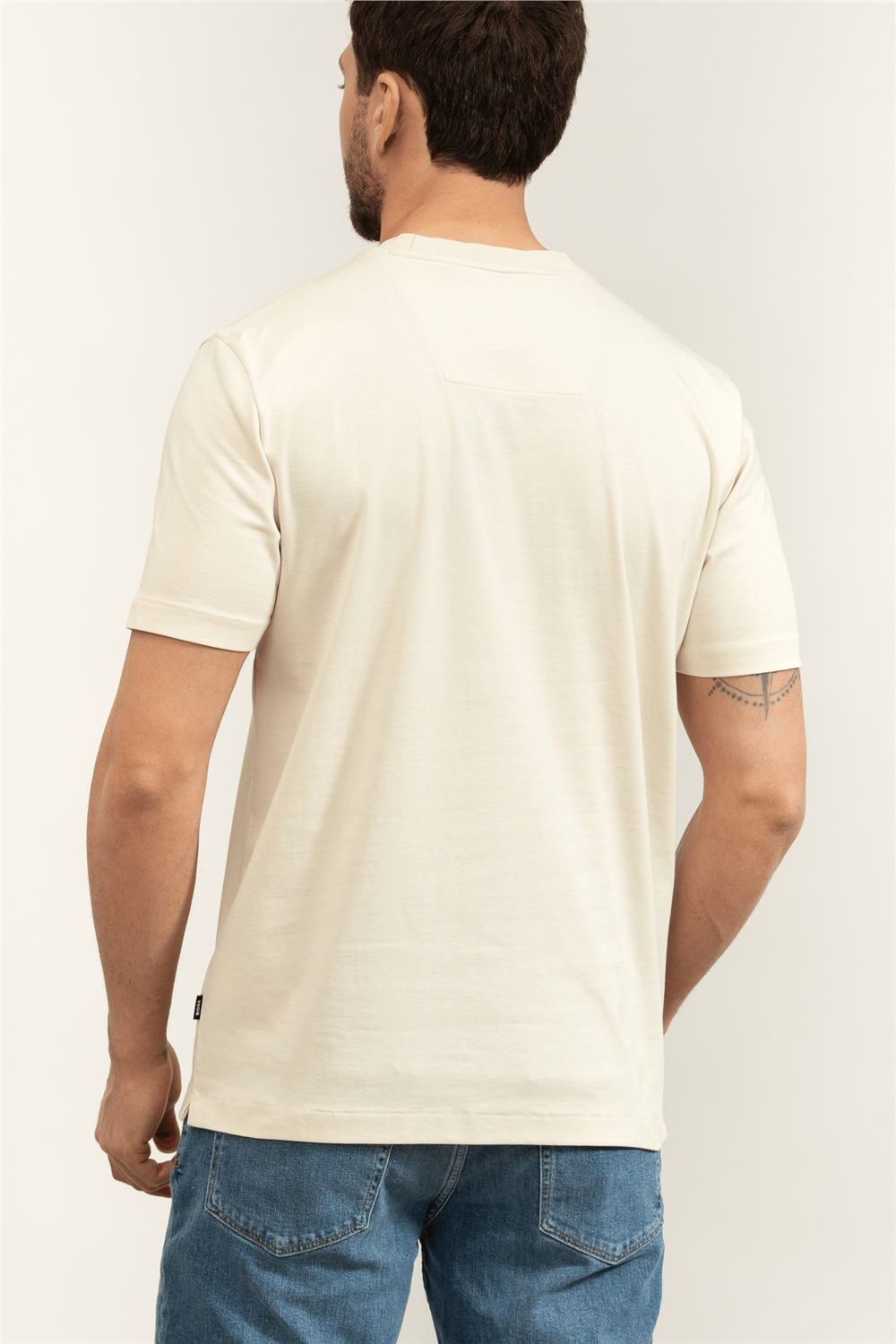 BOSS H Thompson 247 Erkek Bisiklet Yaka T-Shirt