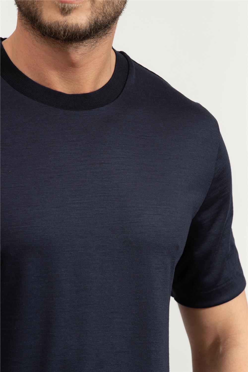 BOSS H-Thompson Erkek Bisiklet Yaka T-Shirt