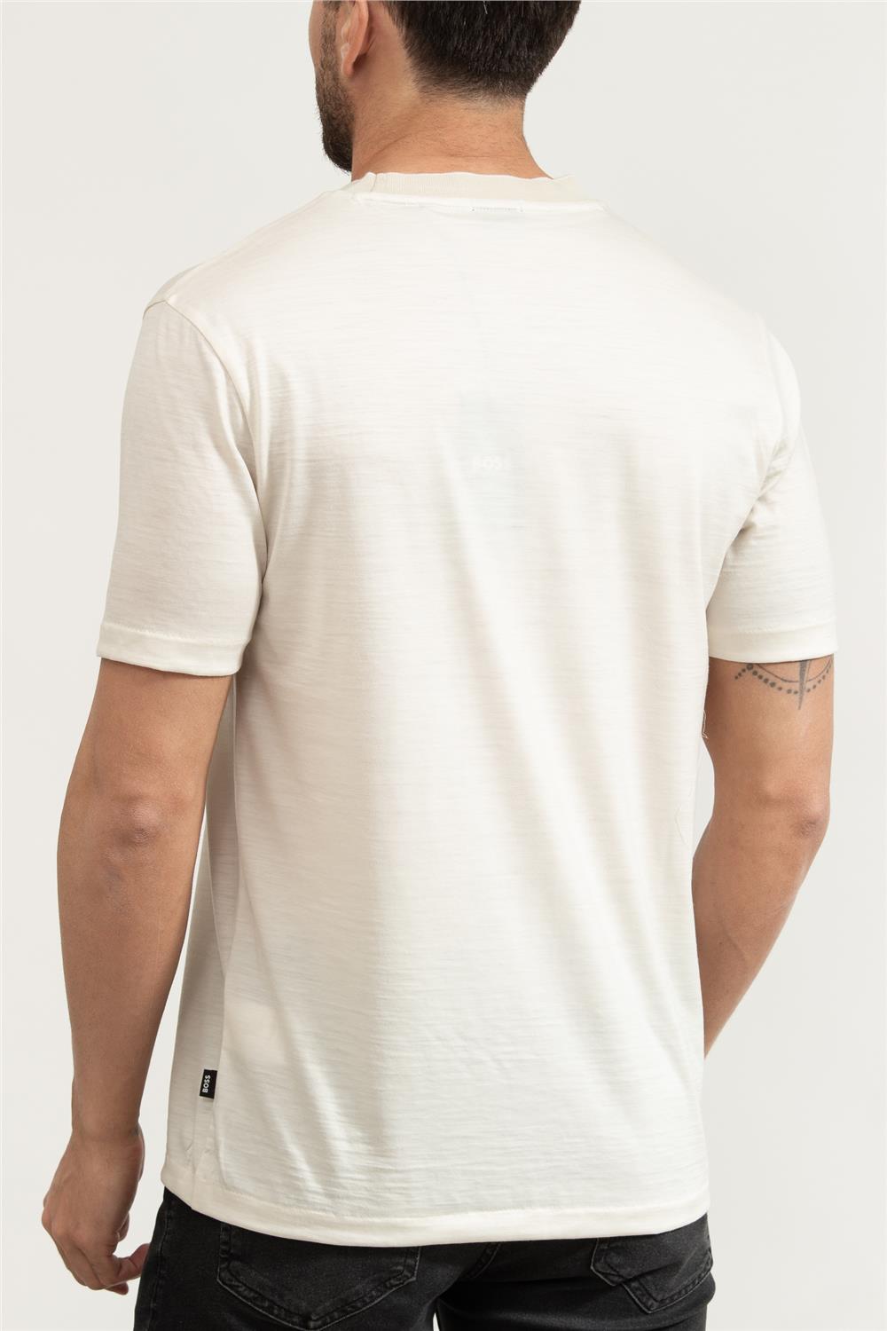 BOSS H-Thompson Erkek Bisiklet Yaka T-Shirt