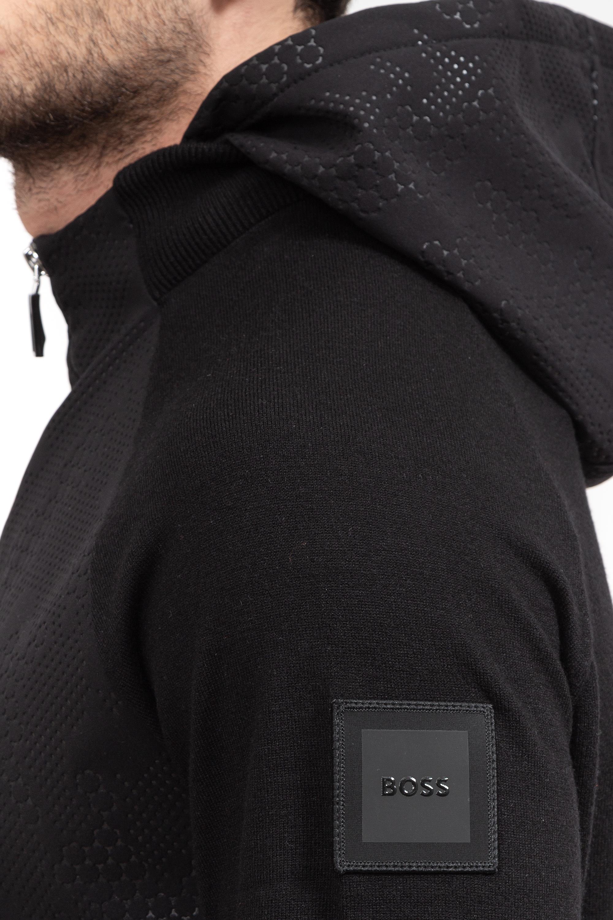 Boss Marmo Erkek Fermuarlı Sweatshirt