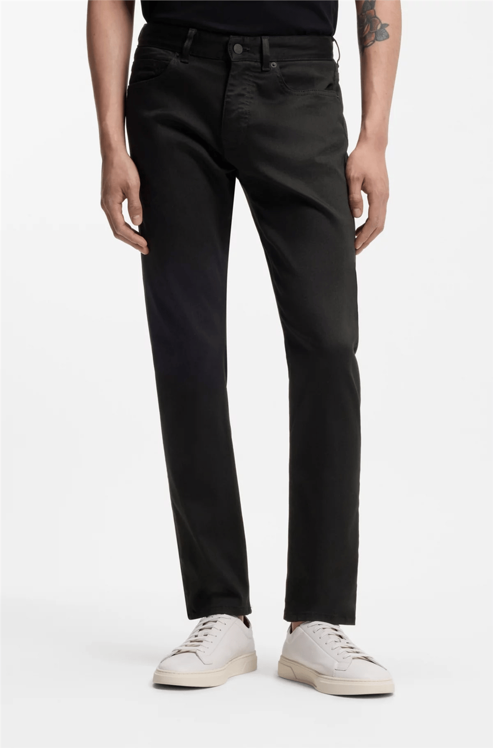 BOSS P Delaware5 Erkek Jean Pantolon Siyah