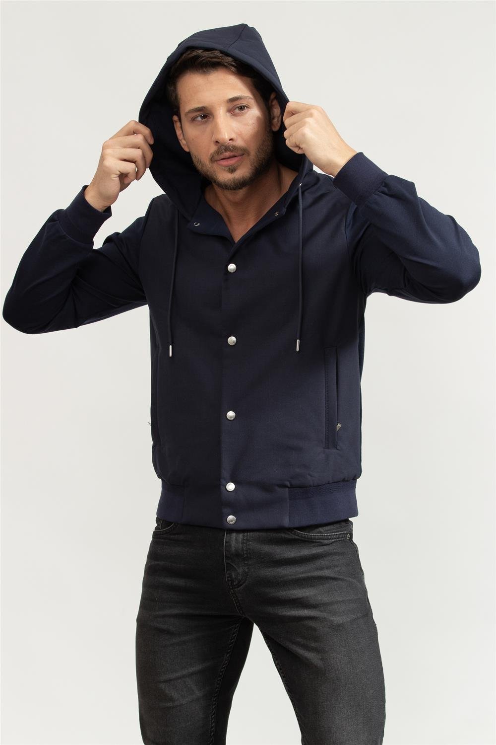 BOSS P-Steele Erkek Kapüşonlu Sweatshirt