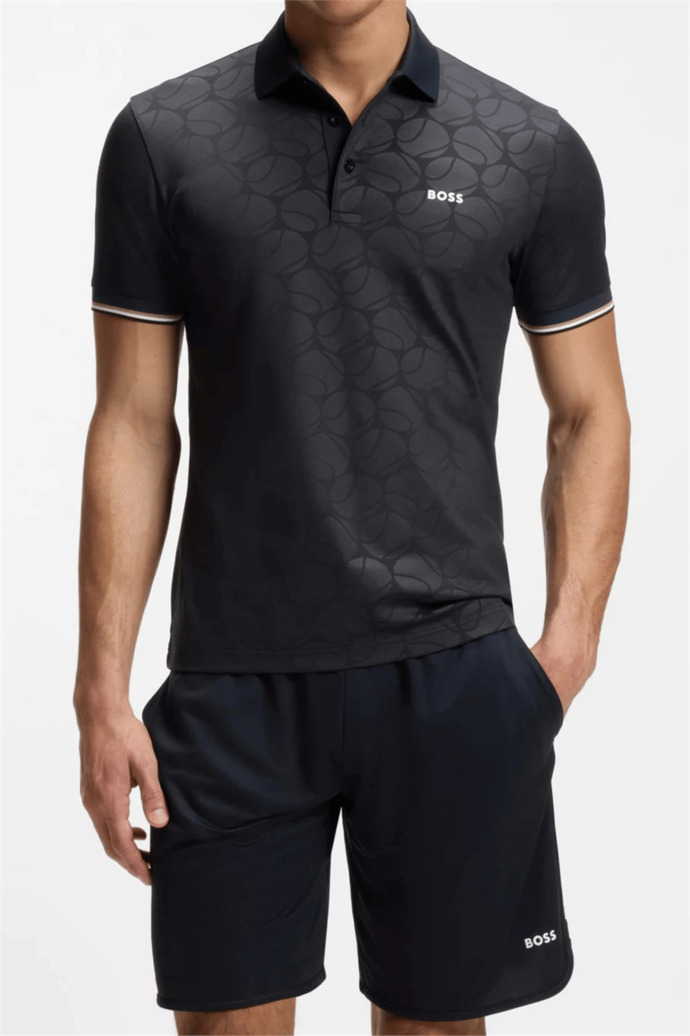 BOSS Pl Toc Game 1 Erkek Polo Yaka T-Shirt Mavi