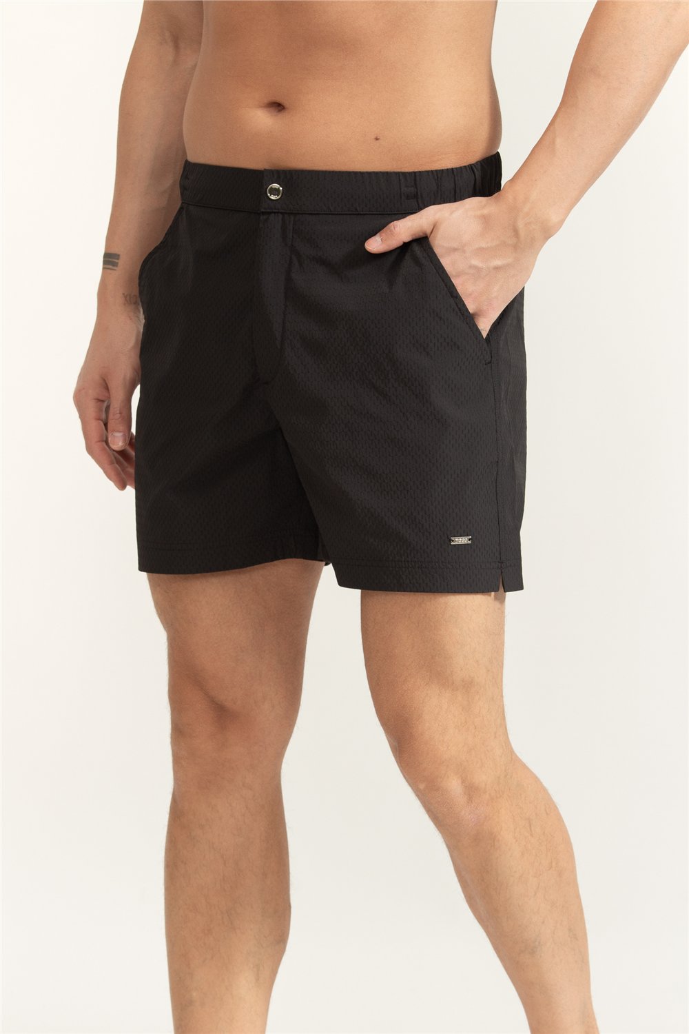 Boss Resort Swim Shorts Erkek Şort Mayo Siyah