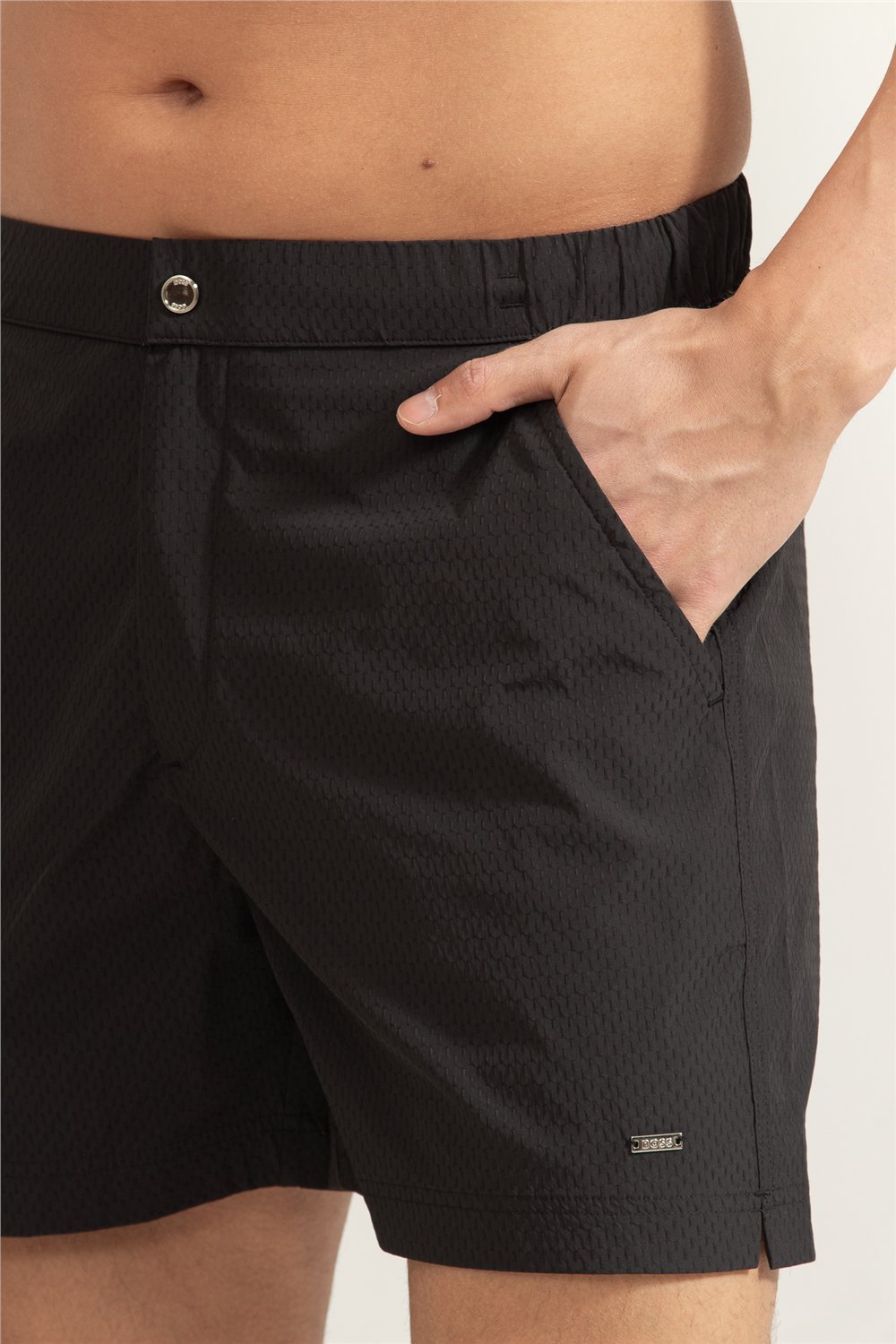 Boss Resort Swim Shorts Erkek Şort Mayo Siyah