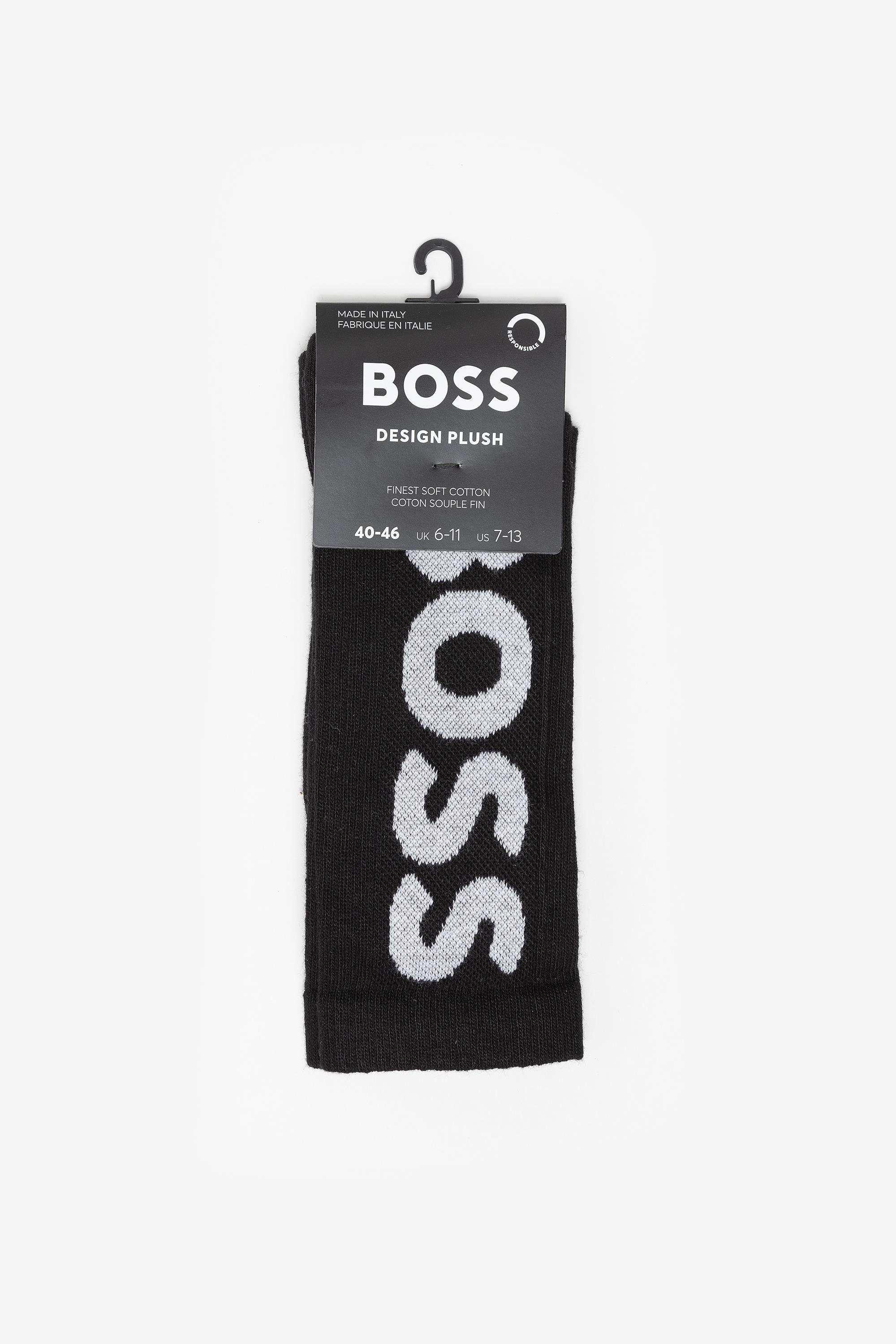 Boss Rib Logo Erkek Tekli Çorap