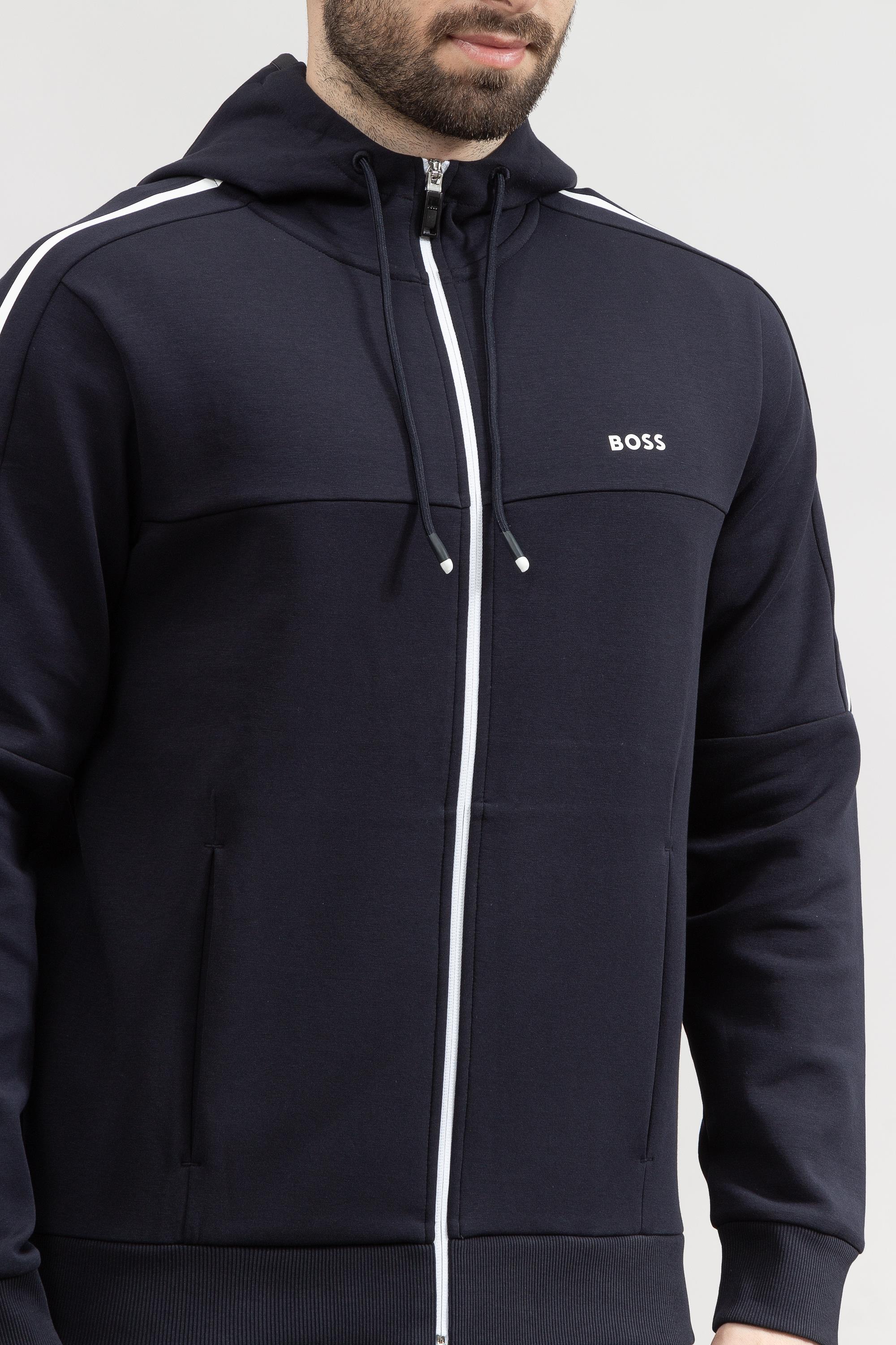 Boss Saggy Erkek Fermuarlı Sweatshirt