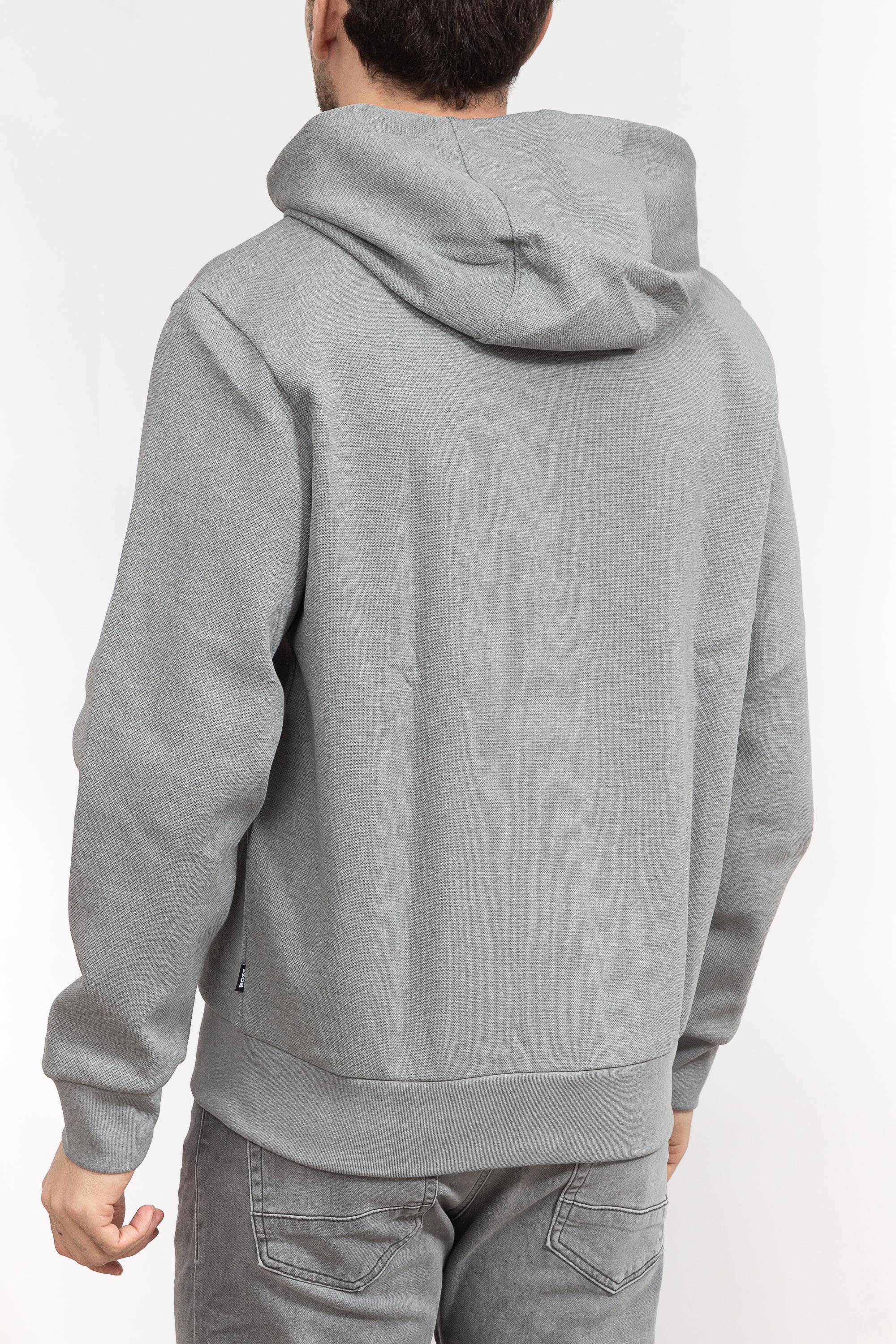 Boss Salvi Erkek Fermuarlı Sweatshirt