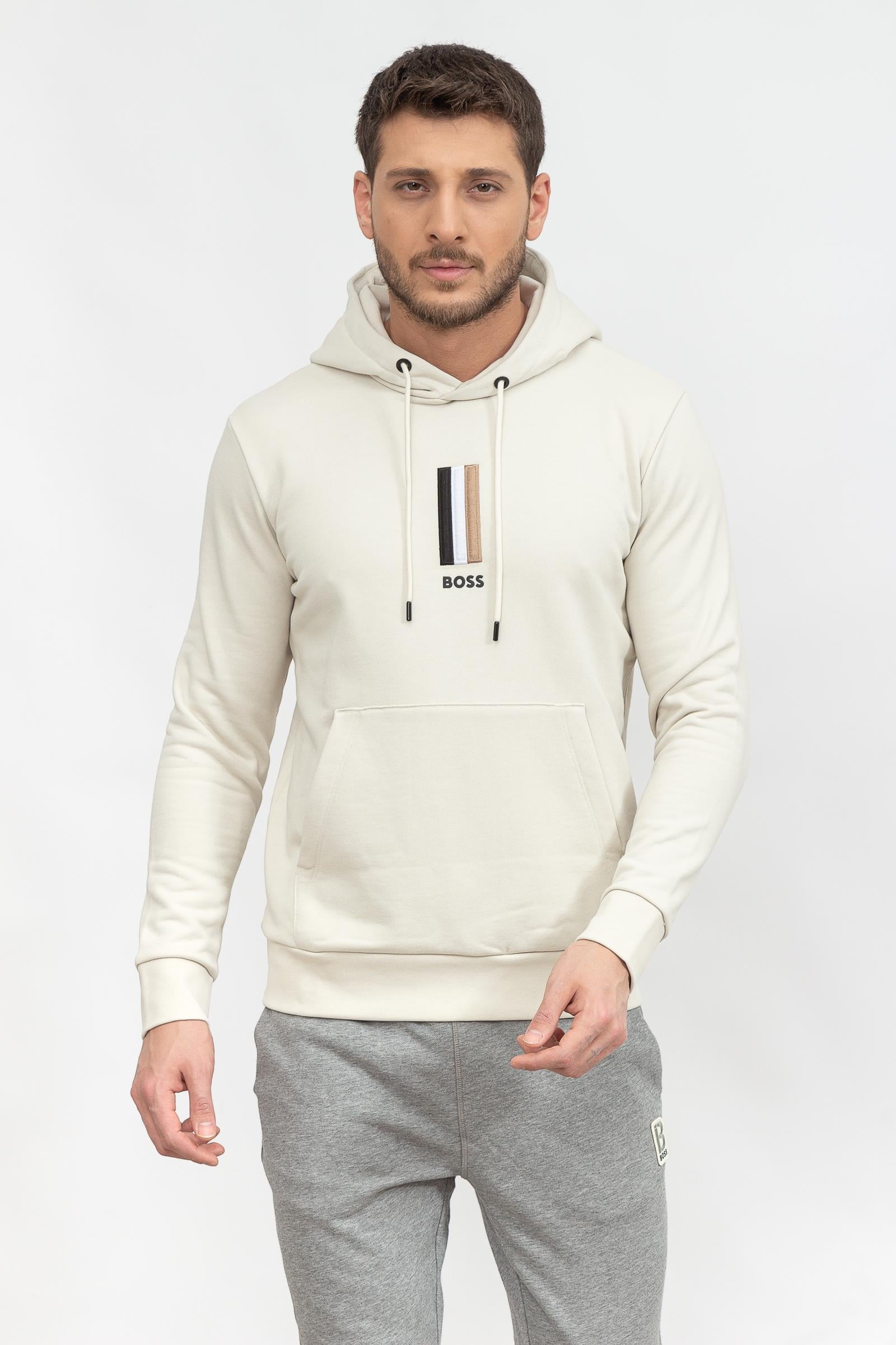 Boss Seeger Erkek Kapüşonlu Sweatshirt