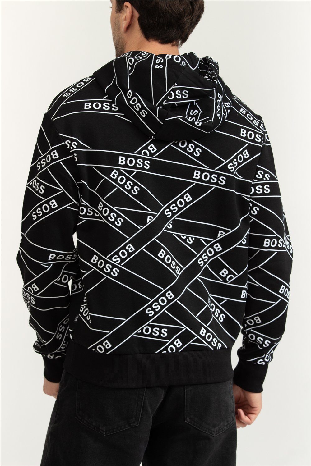 Boss Seeger Erkek Kapüşonlu Sweatshirt