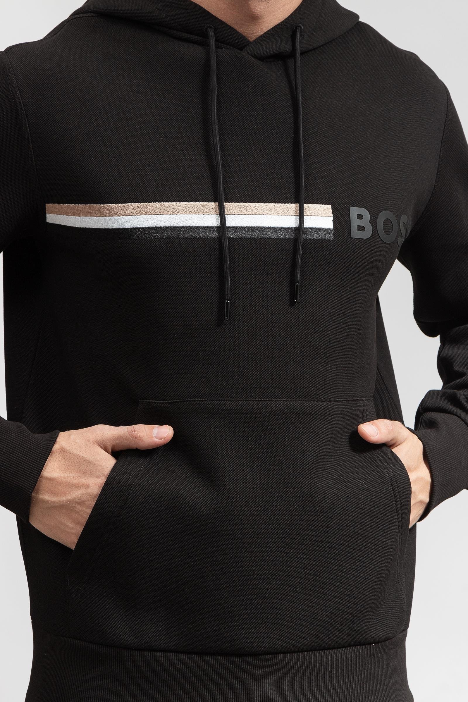 Boss Seeger Erkek Kapüşonlu Sweatshirt