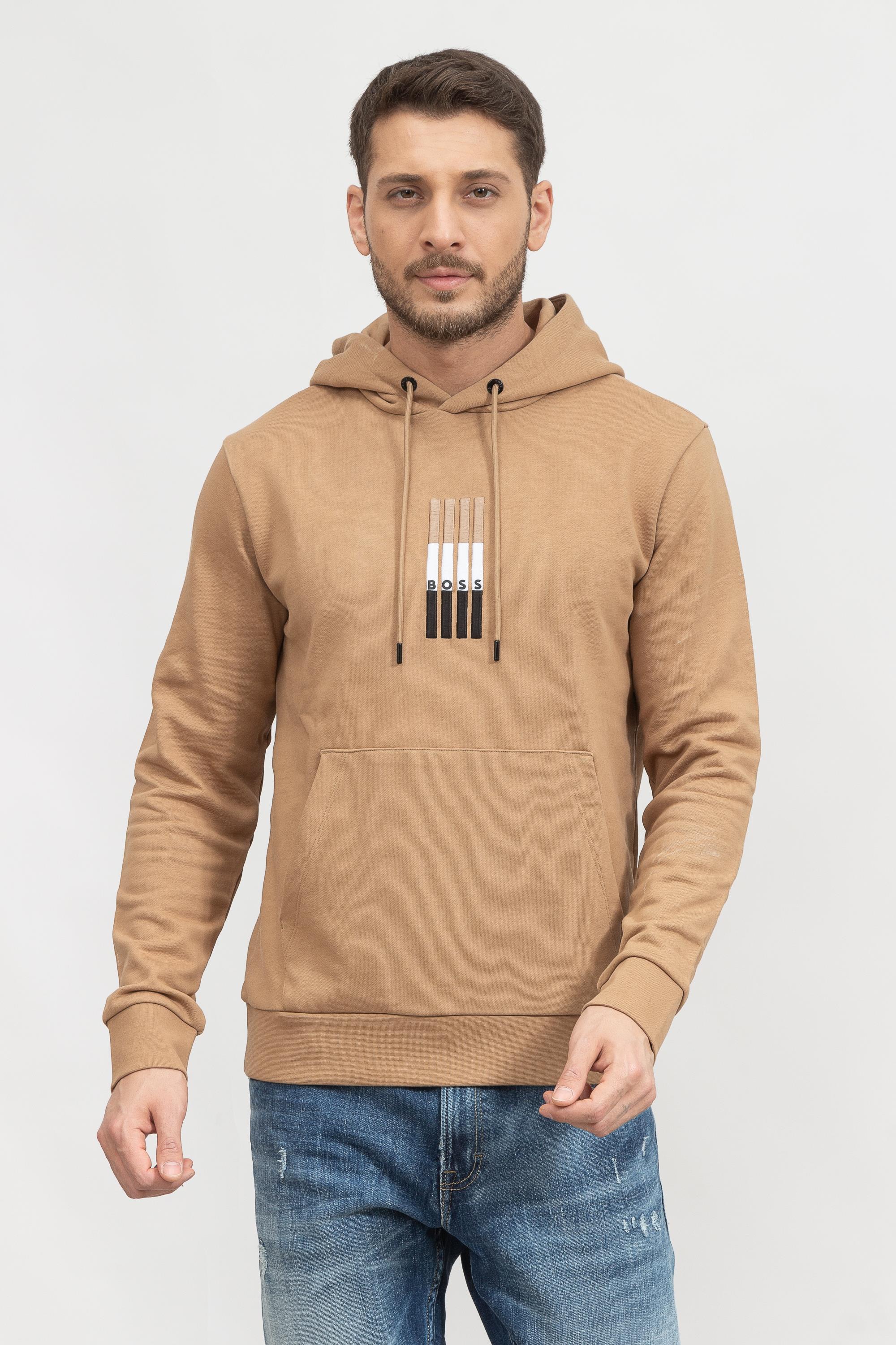 Boss Seeger Erkek Kapüşonlu Sweatshirt