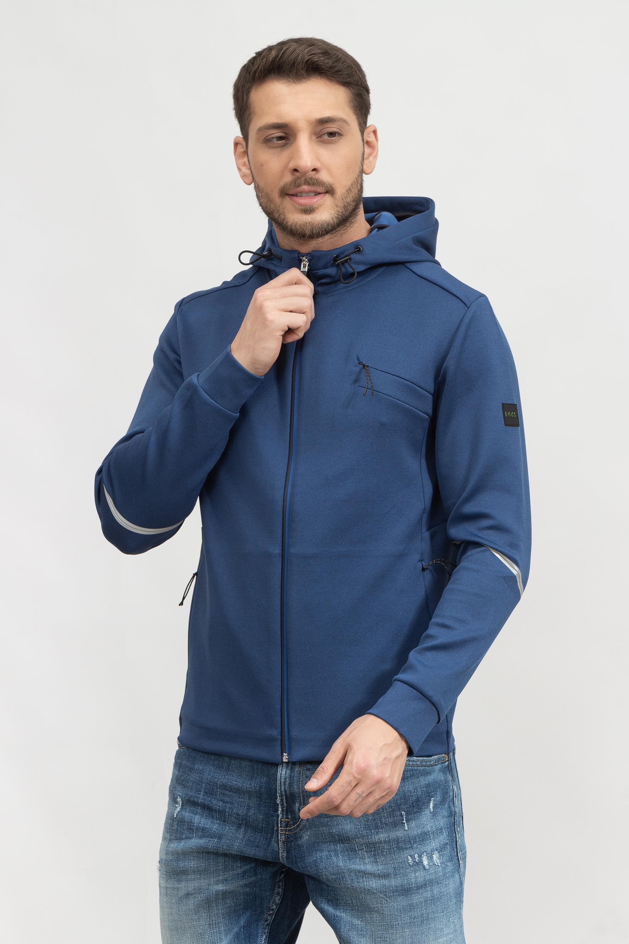 Boss Sicon Erkek Fermuarlı Sweatshirt