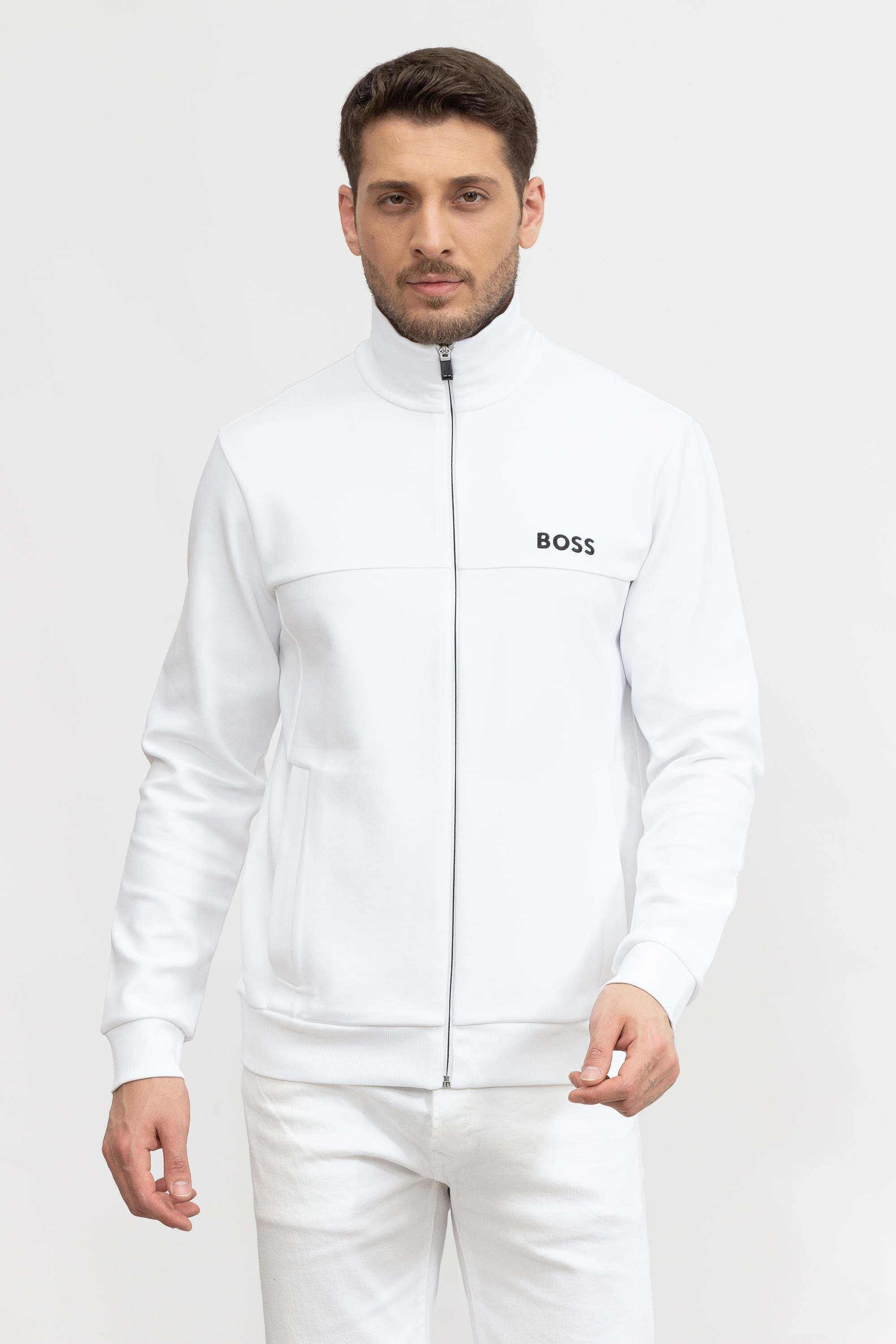 Boss Skaz Erkek Fermuarlı Sweatshirt