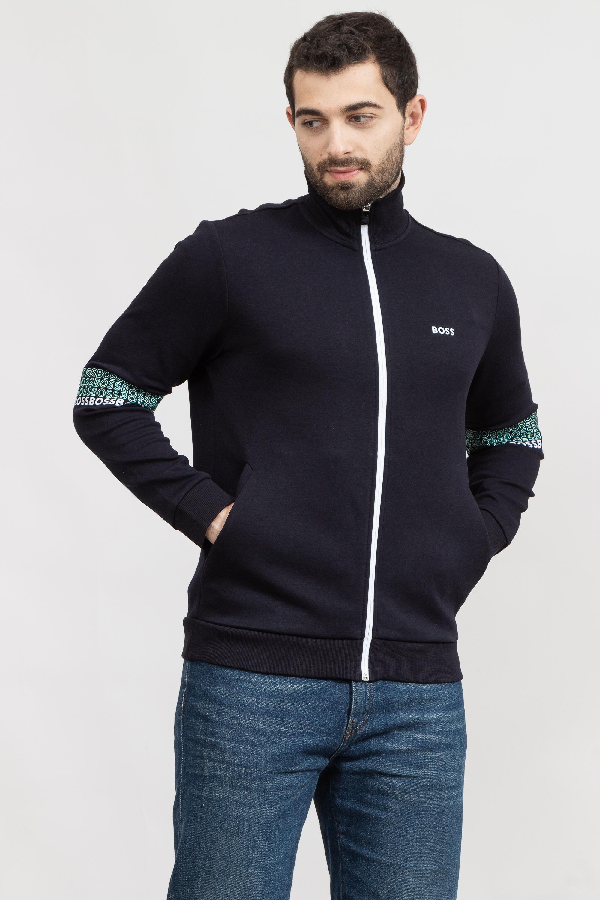 Boss Skaz Erkek Fermuarlı Sweatshirt