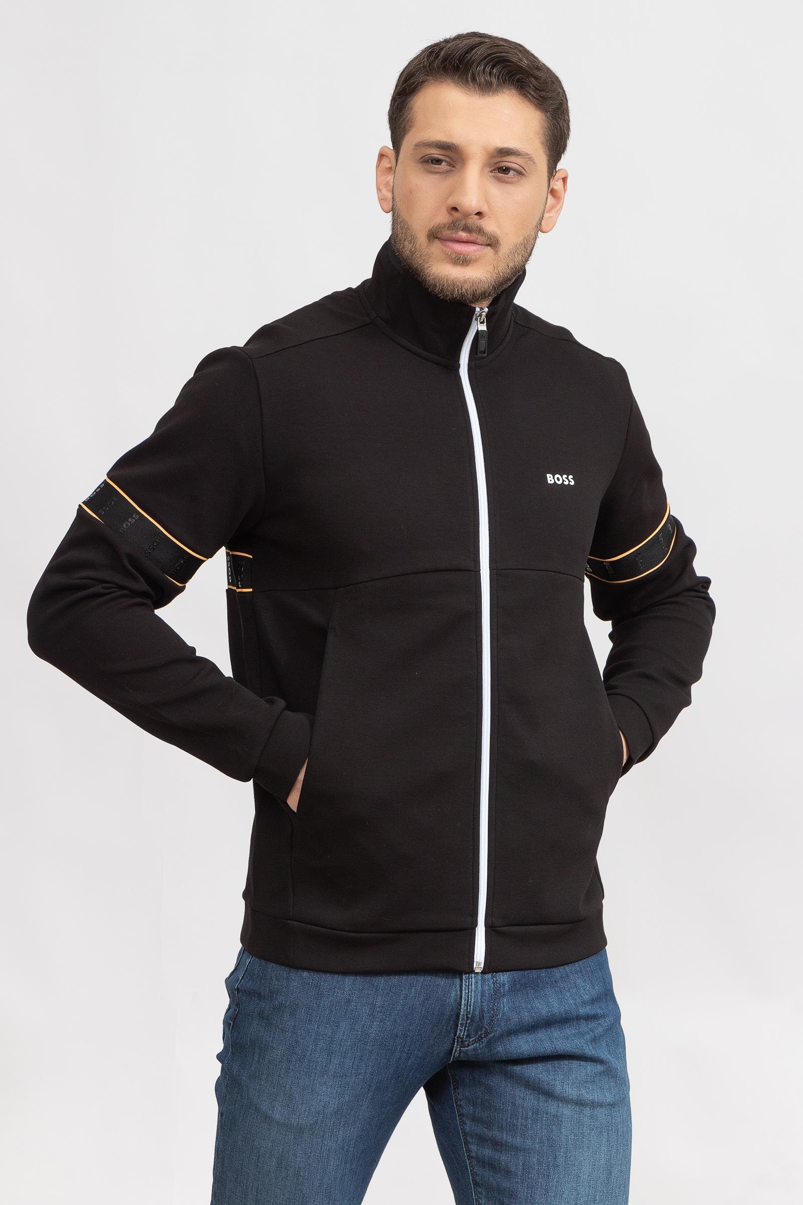 Boss Skaz Erkek Fermuarlı Sweatshirt