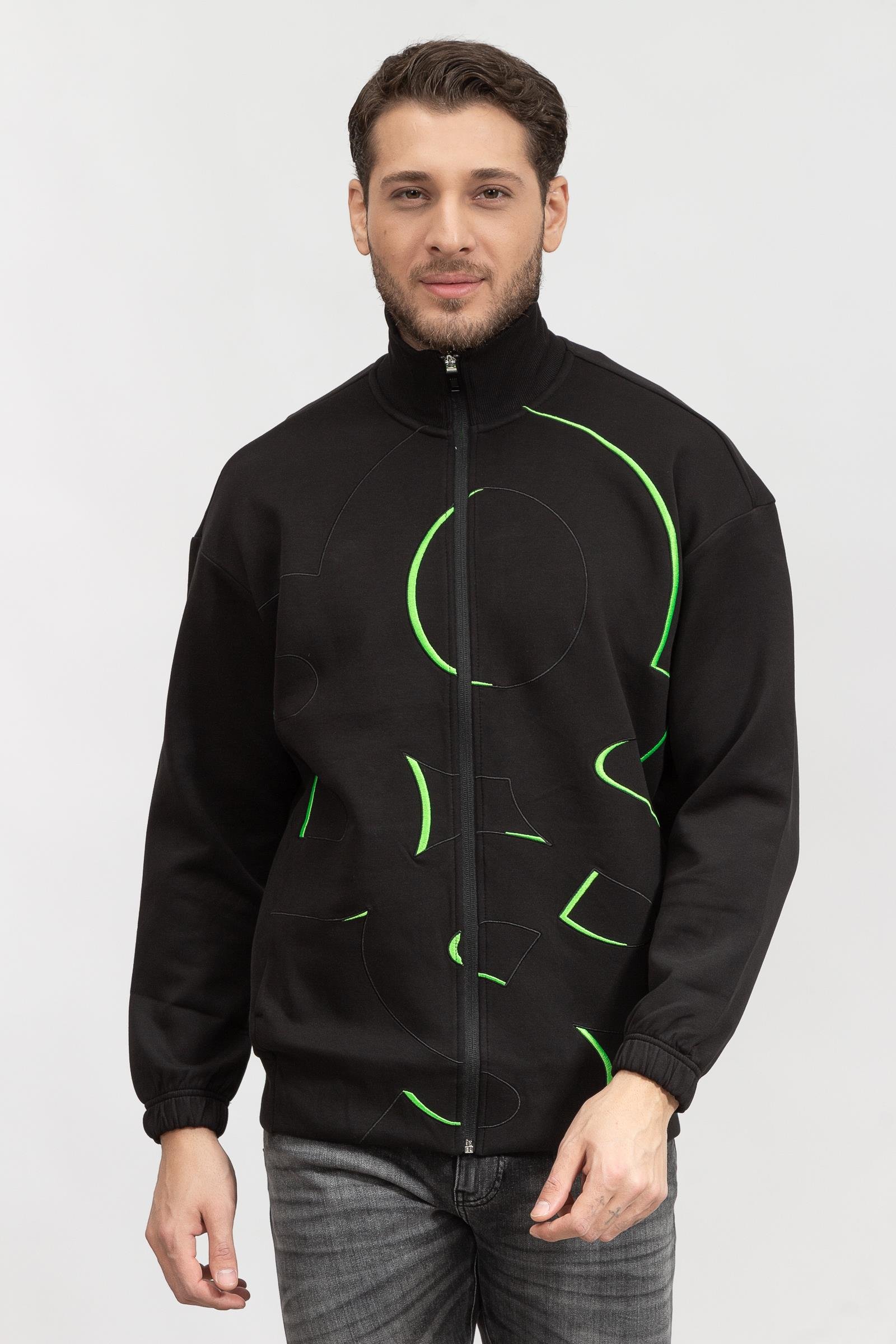 Boss Skovered Erkek Fermuarlı Sweatshirt