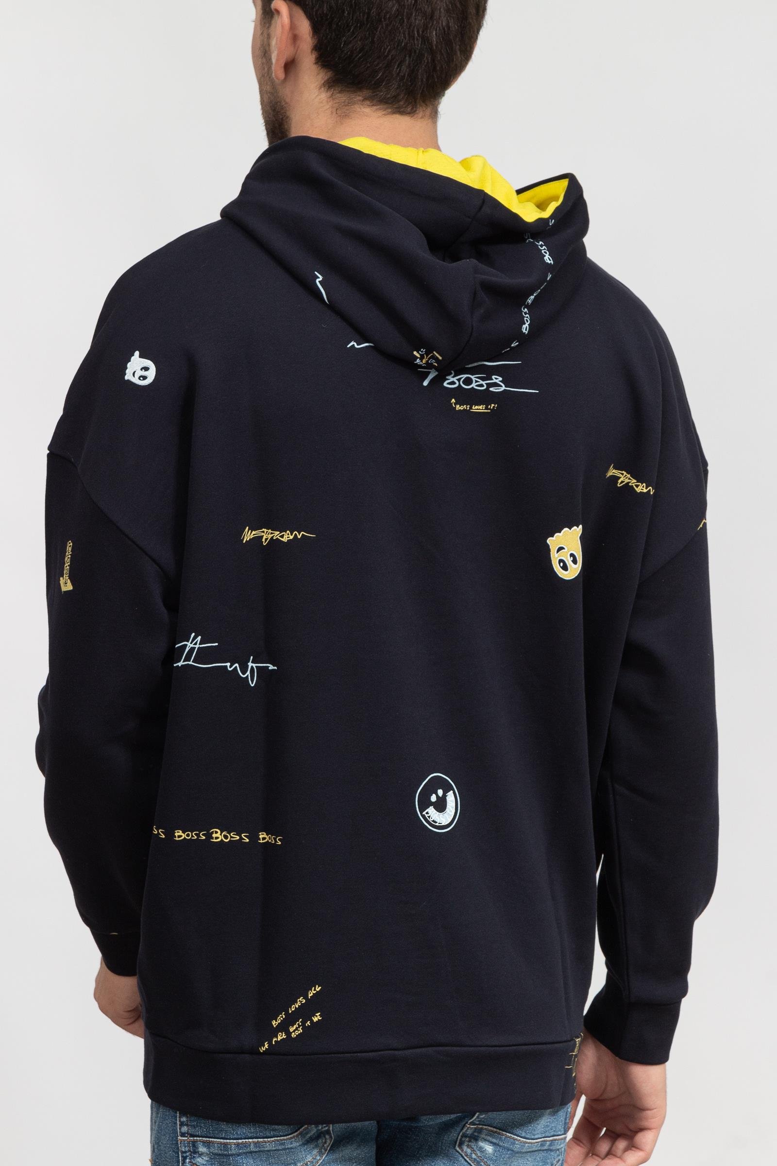 Boss Soodyart Erkek Kapüşonlu Sweatshirt