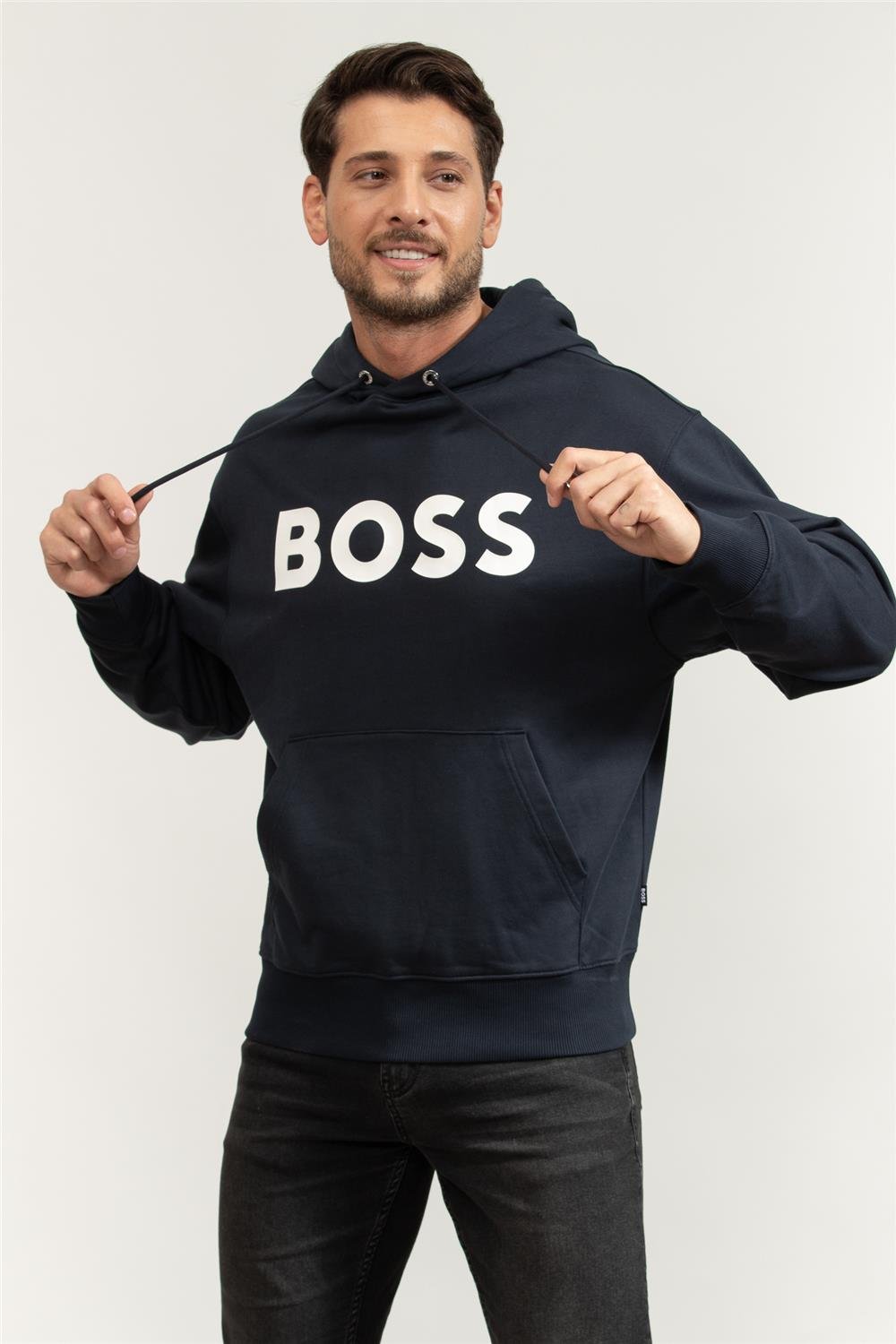 Boss Sullivan Erkek Kapüşonlu Sweatshirt