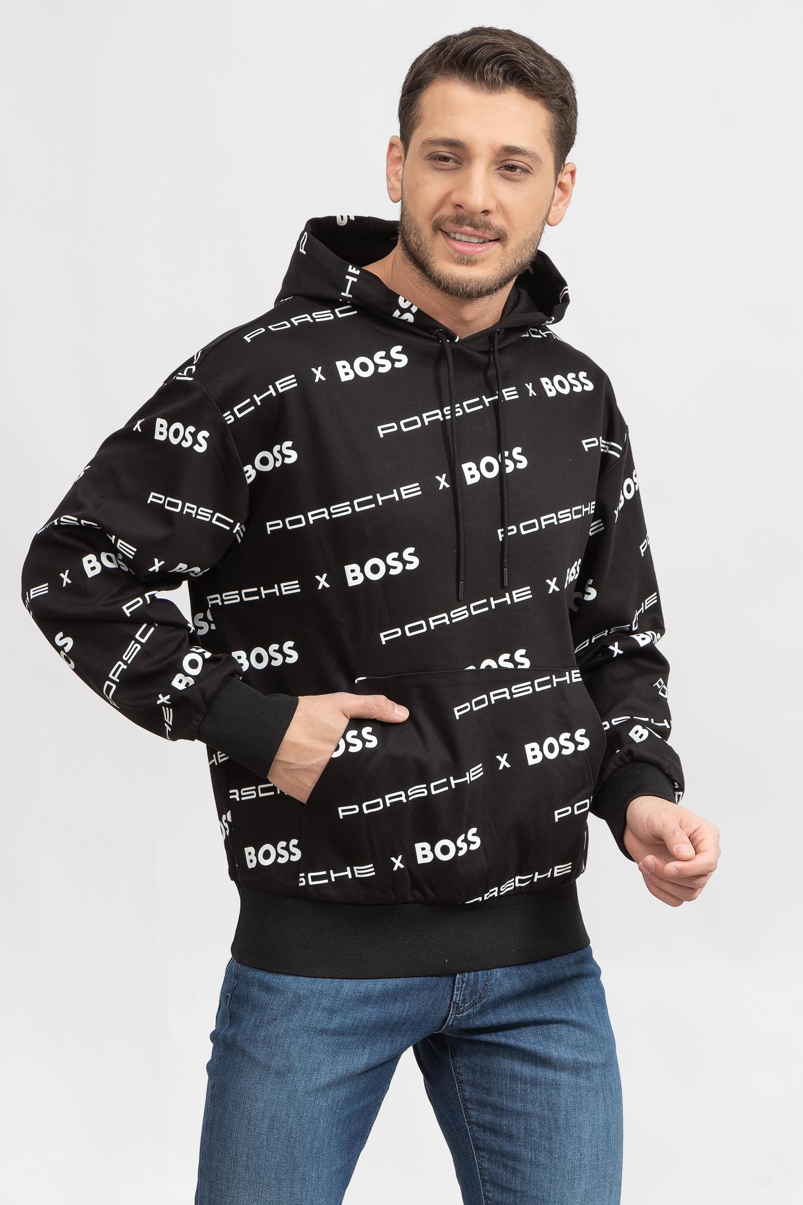 Boss Sullivan Erkek Kapüşonlu Sweatshirt