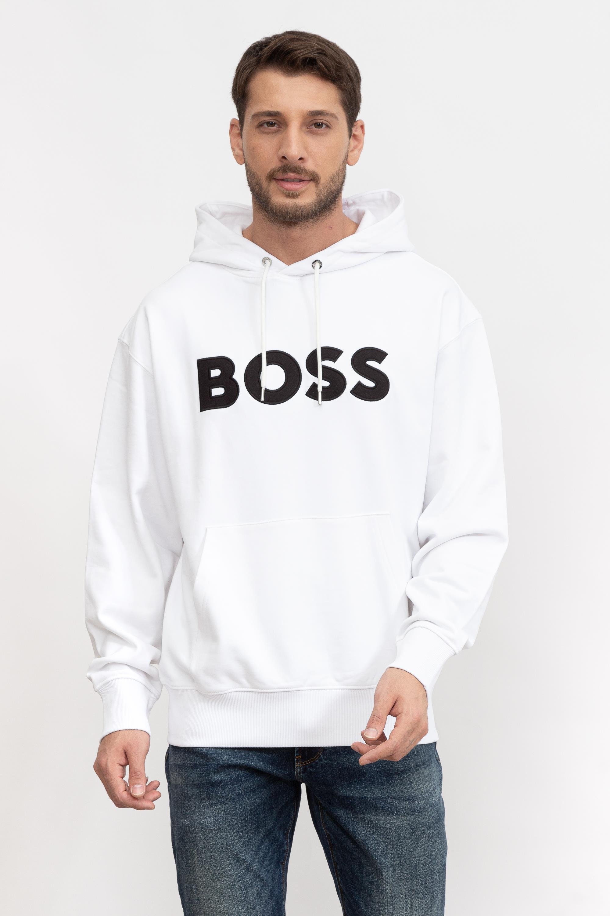 Boss Sullivan Erkek Kapüşonlu Sweatshirt