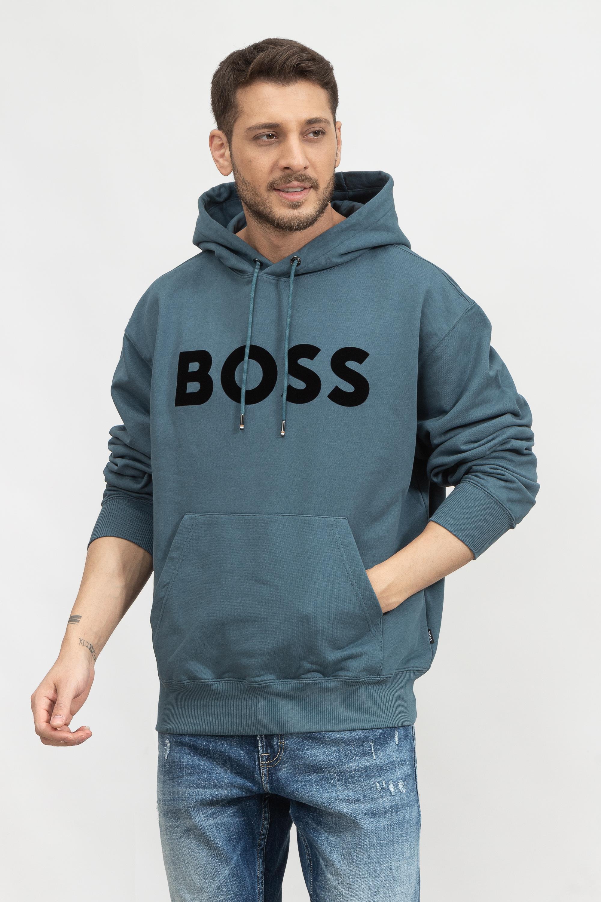 Boss Sullivan Erkek Kapüşonlu Sweatshirt