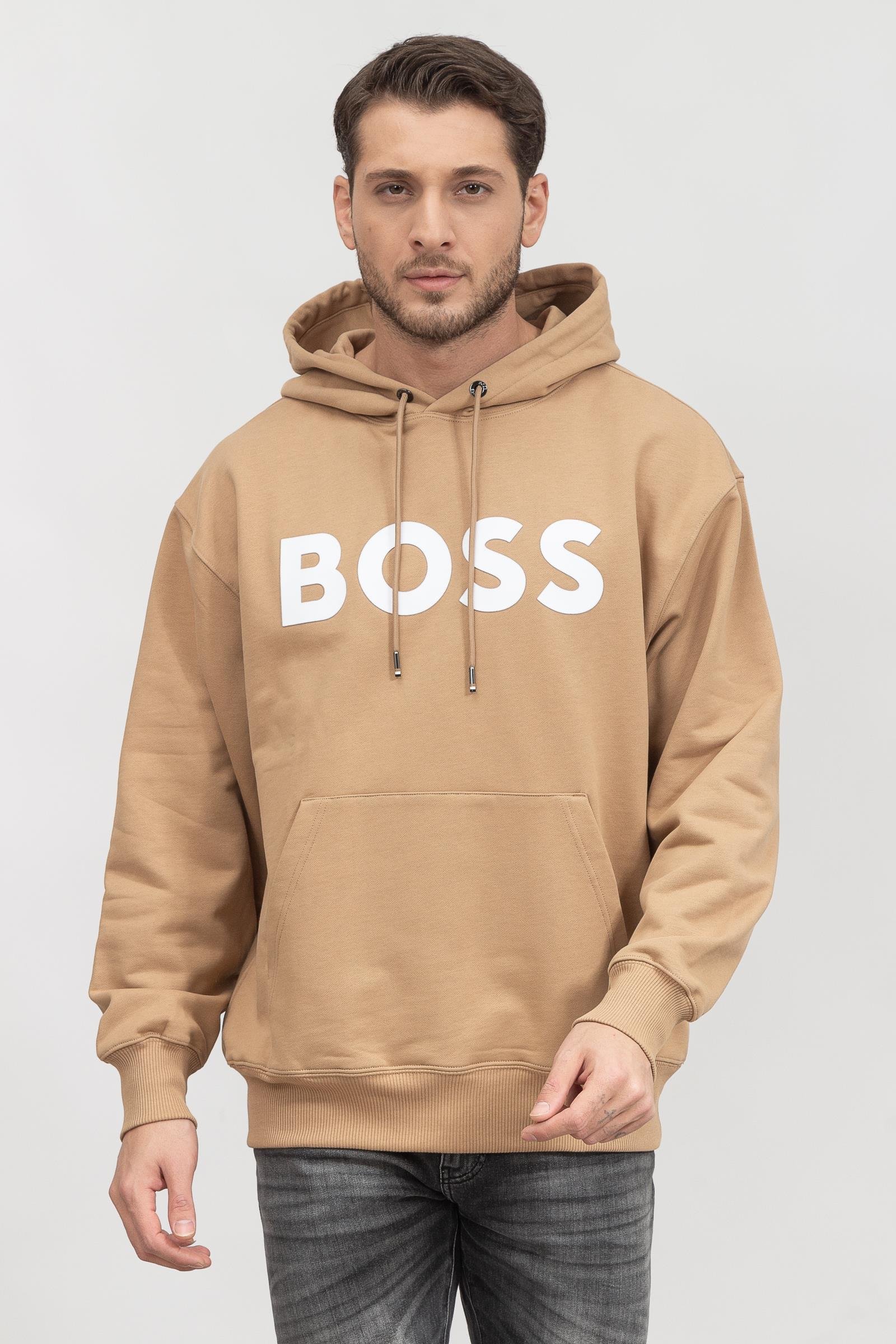 Boss Sullivan Erkek Kapüşonlu Sweatshirt
