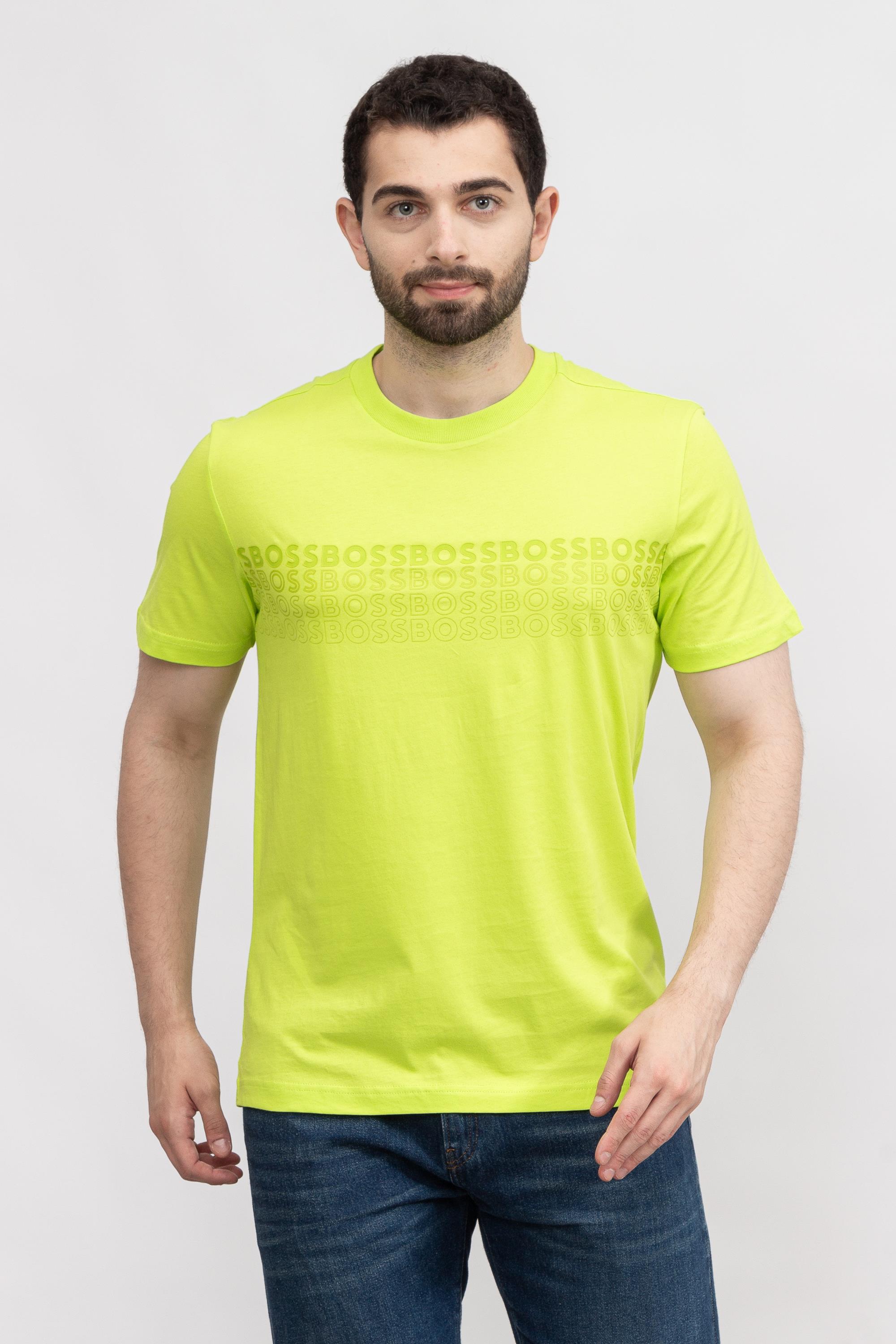 Boss Tee Erkek Bisiklet Yaka T-Shirt