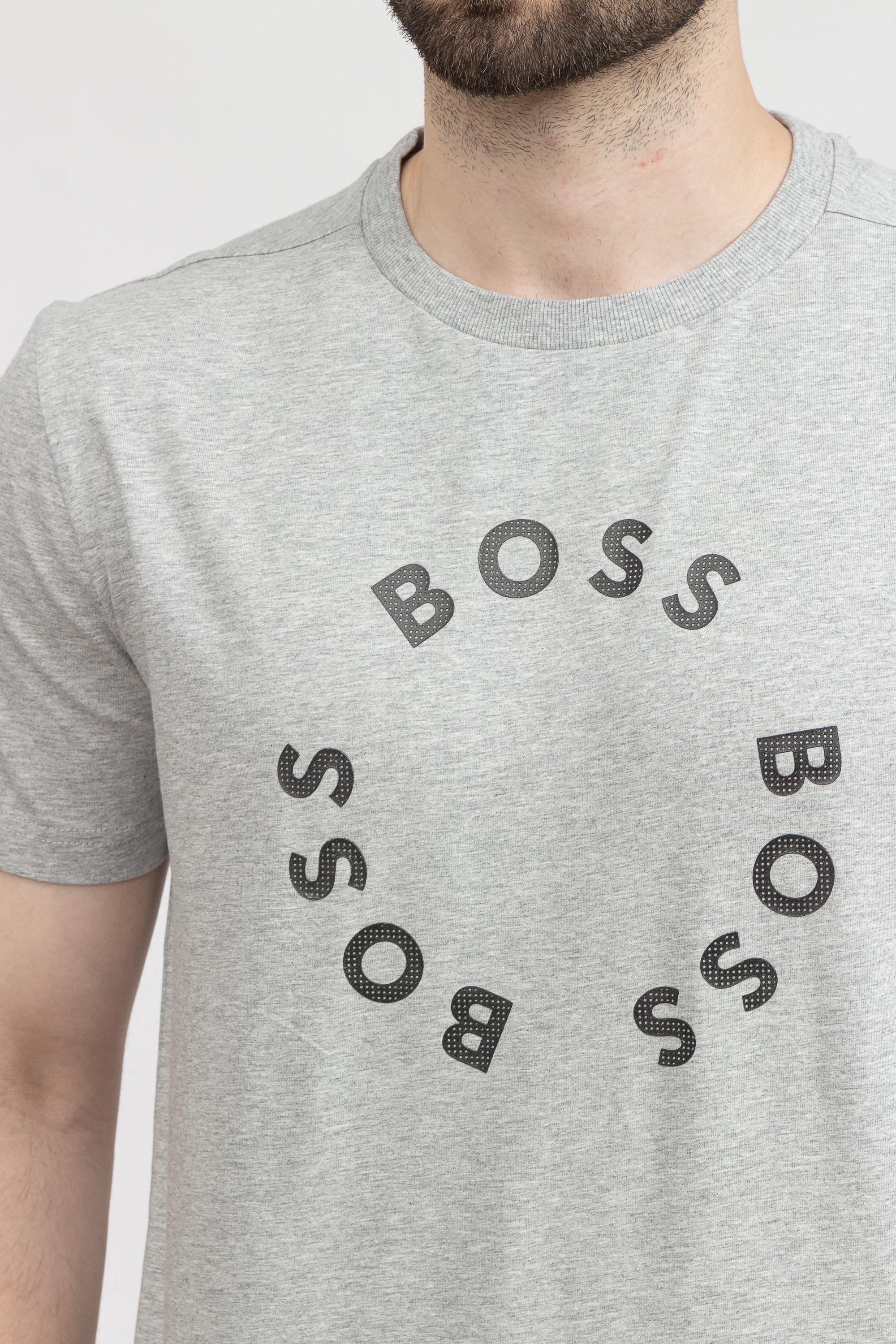 Boss Tee Erkek Bisiklet Yaka T-Shirt